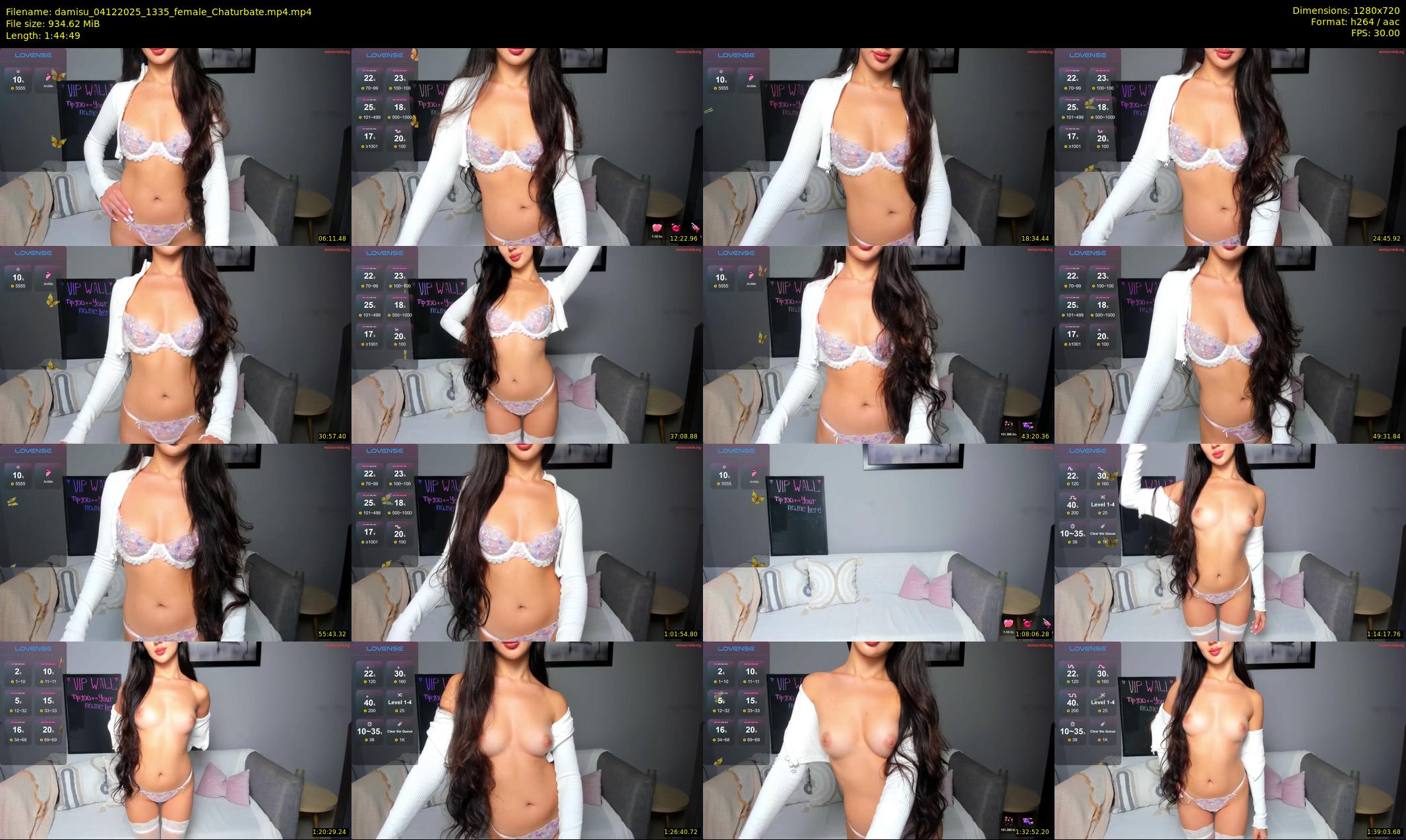 damisu — 105 minute Chaturbate female cam show recording, 720p, Dec 4, 2025