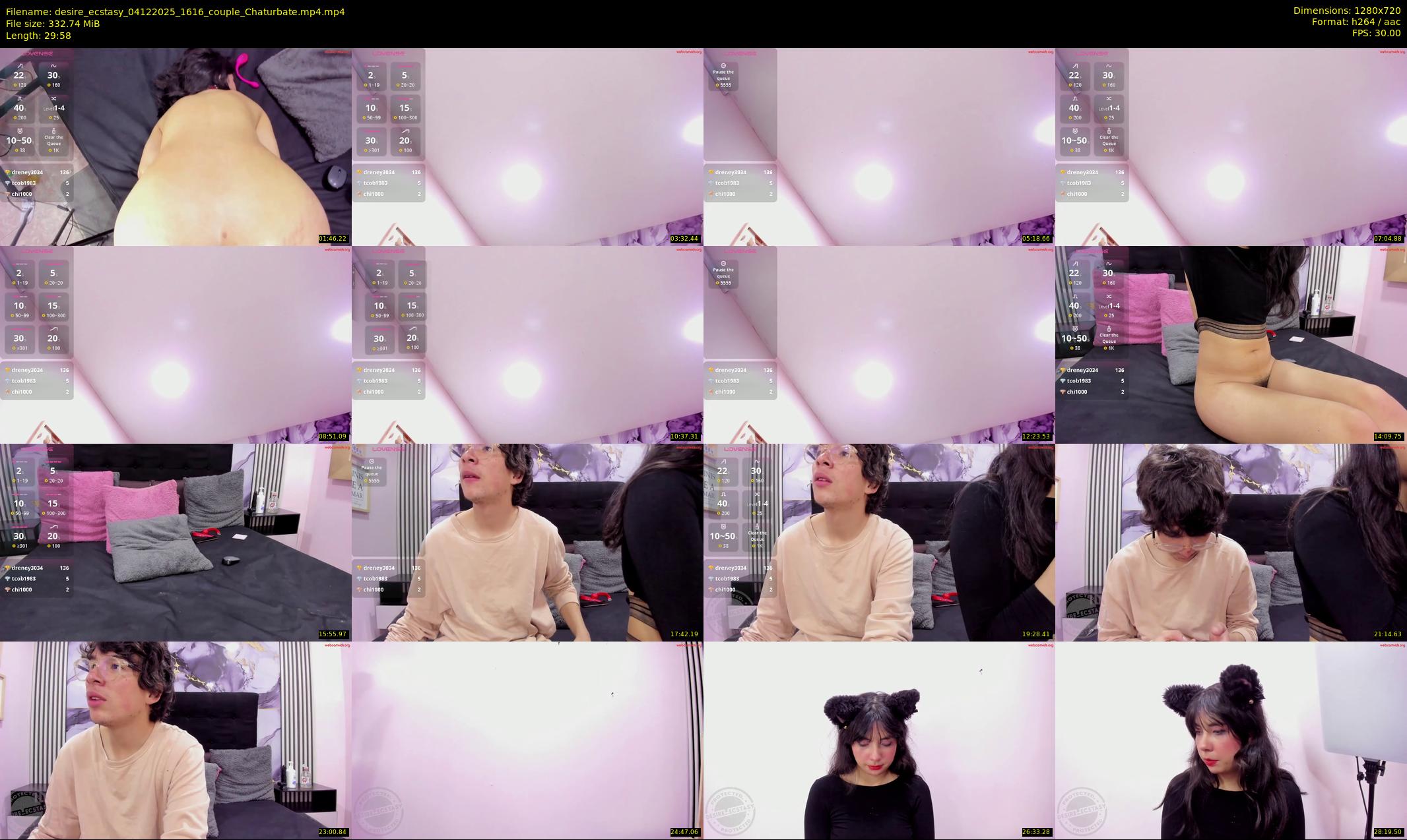 desire_ecstasy — 30 minute Chaturbate couple cam show recording, 720p, Dec 4, 2025