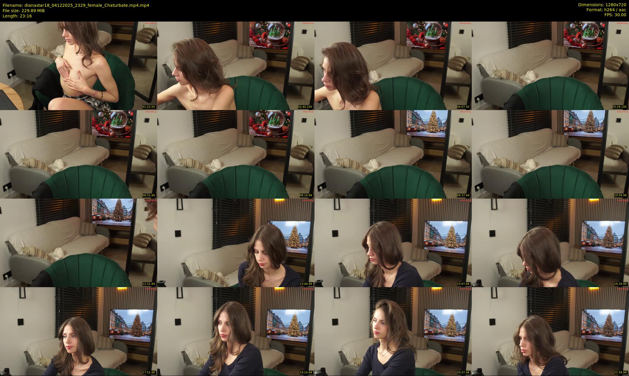 dianastar18 — 24 minute Chaturbate female cam show recording, 720p, Dec 4, 2025