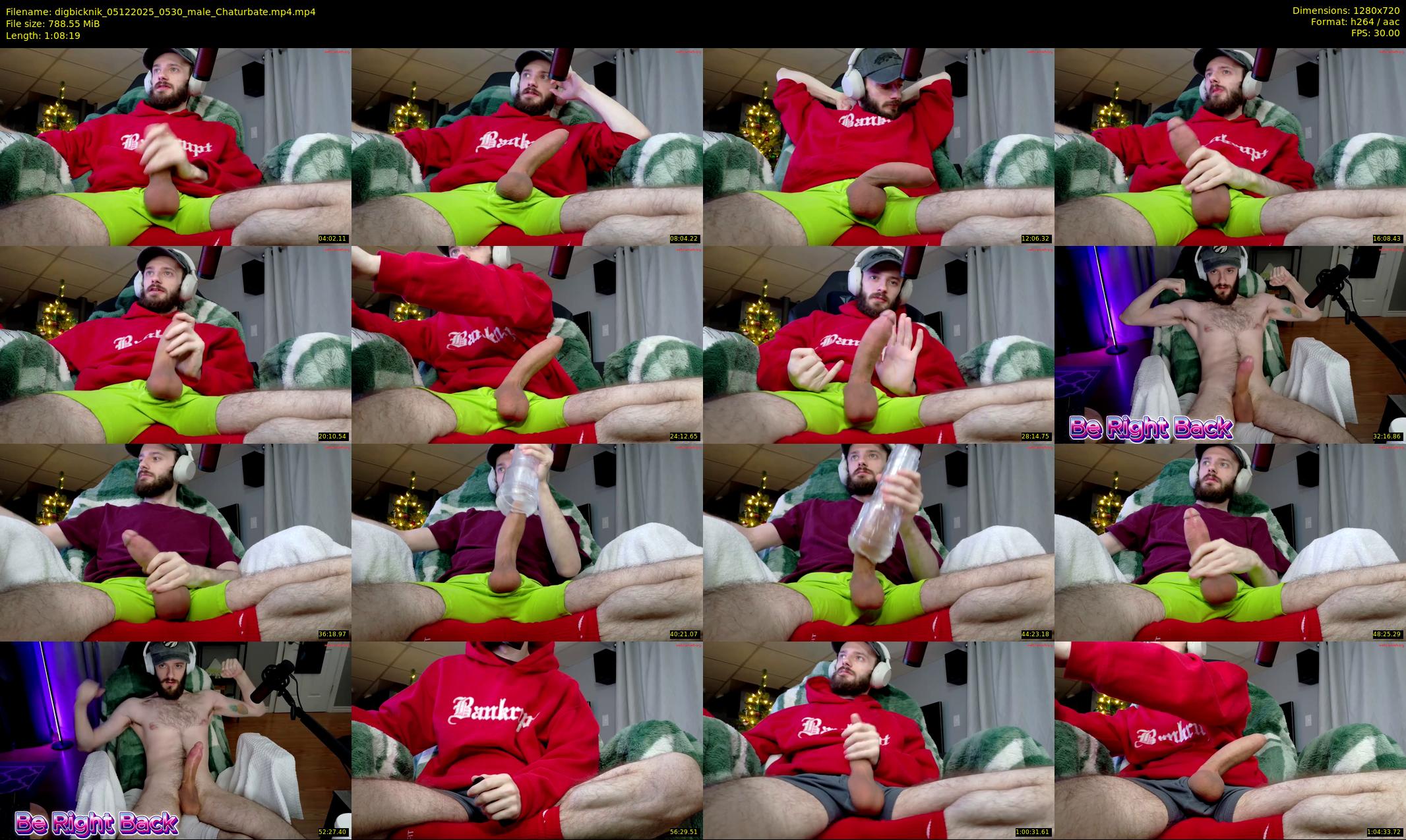 digbicknik — 69 minute Chaturbate male cam show recording, 720p, Dec 5, 2025