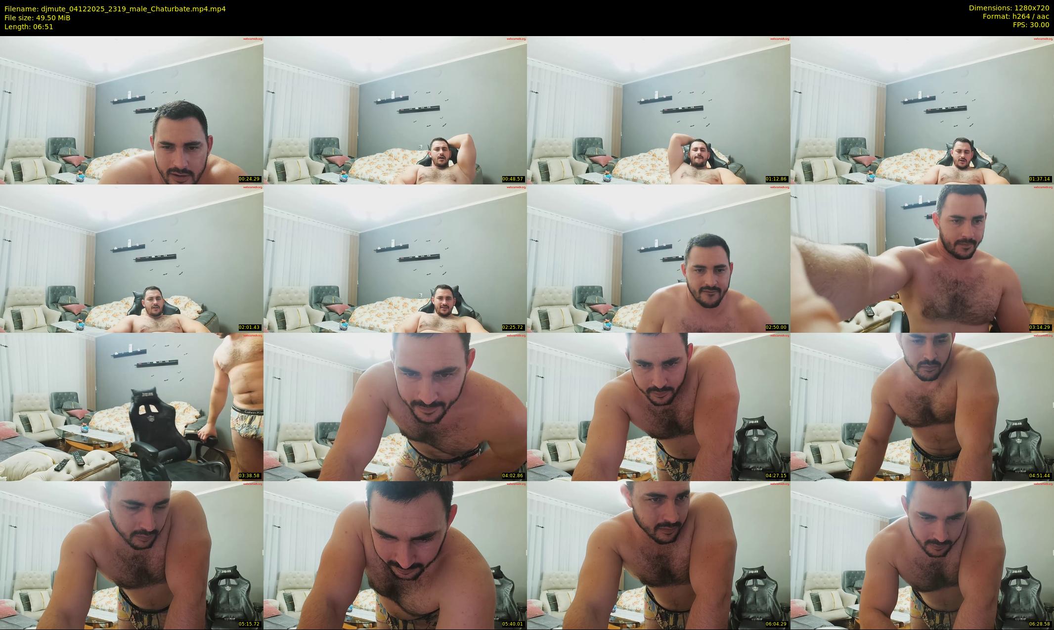 djmute — 7 minute Chaturbate male cam show recording, 720p, Dec 4, 2025