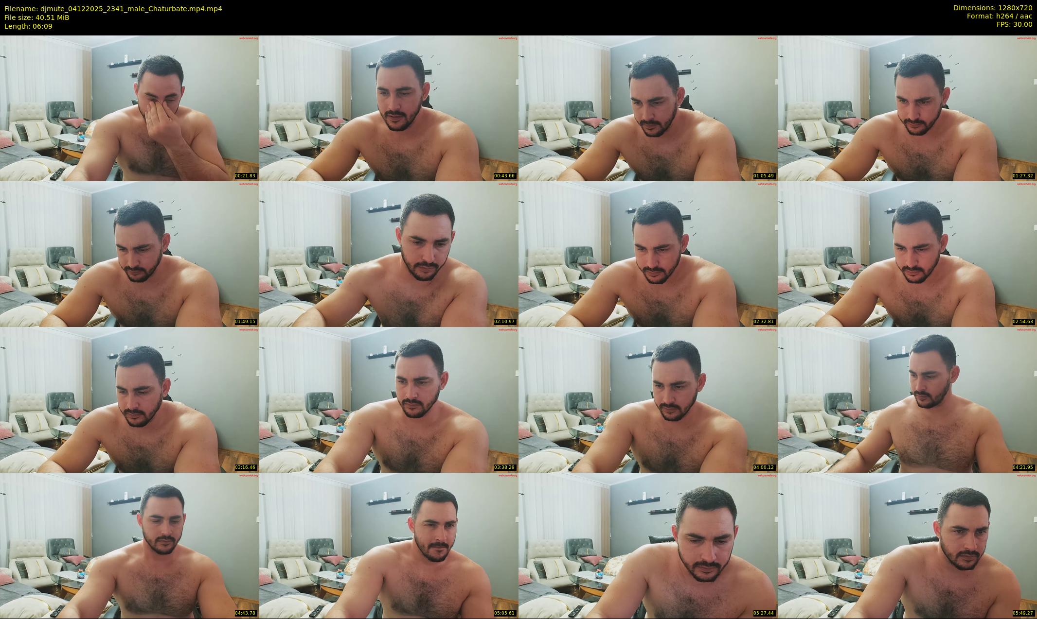 djmute — 7 minute Chaturbate male cam show recording, 720p, Dec 4, 2025