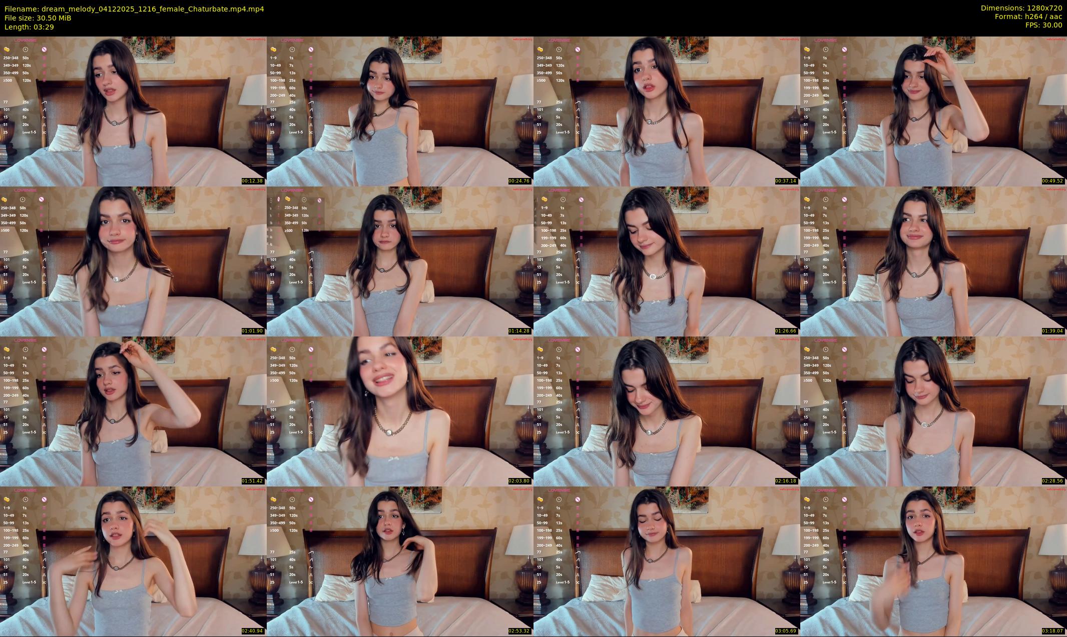dream_melody — 4 minute Chaturbate female cam show recording, 720p, Dec 4, 2025