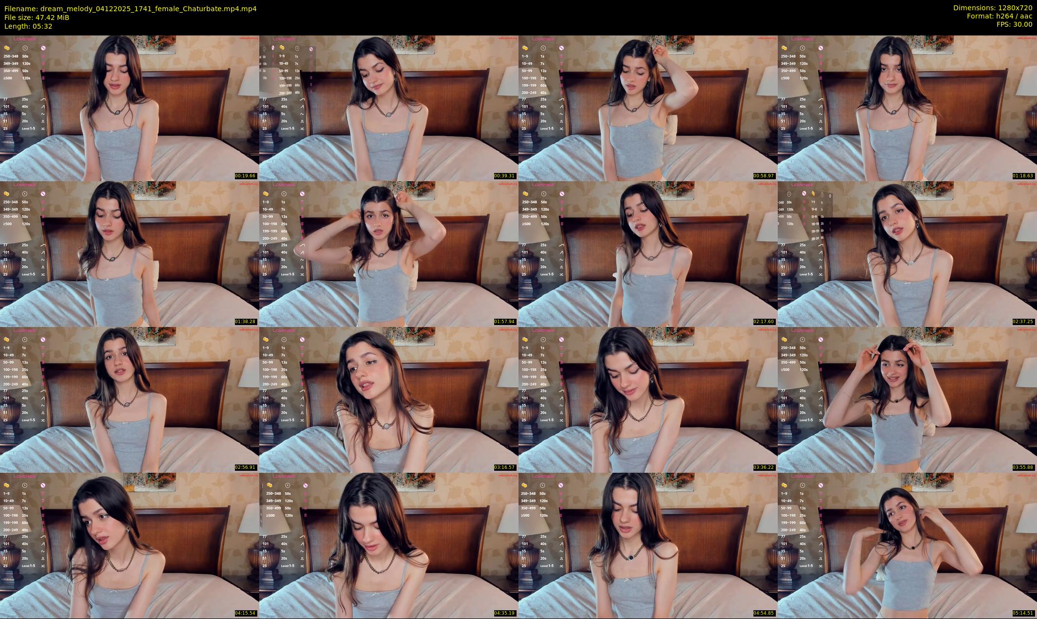 dream_melody — 6 minute Chaturbate female cam show recording, 720p, Dec 4, 2025