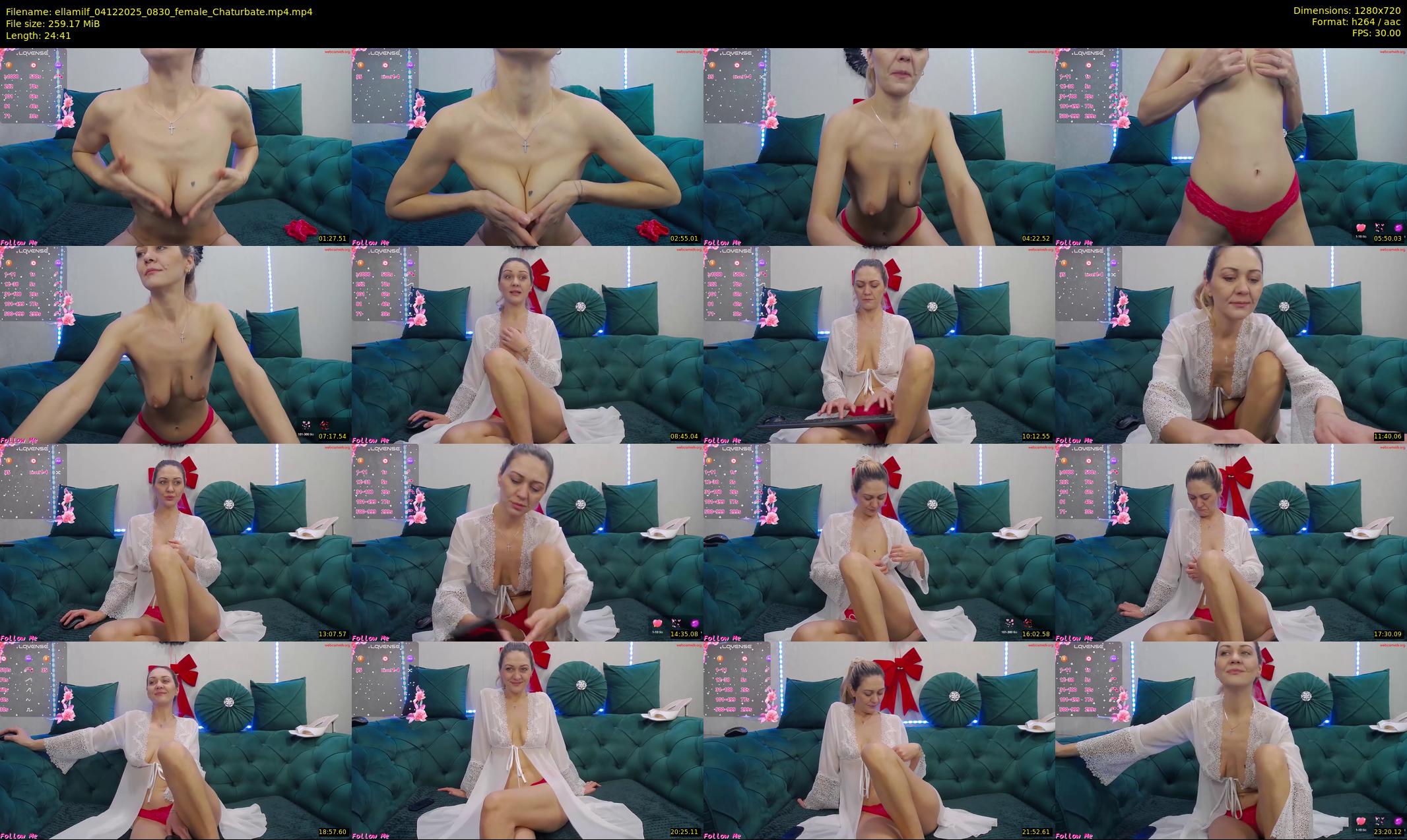 ellamilf — 25 minute Chaturbate female cam show recording, 720p, Dec 4, 2025