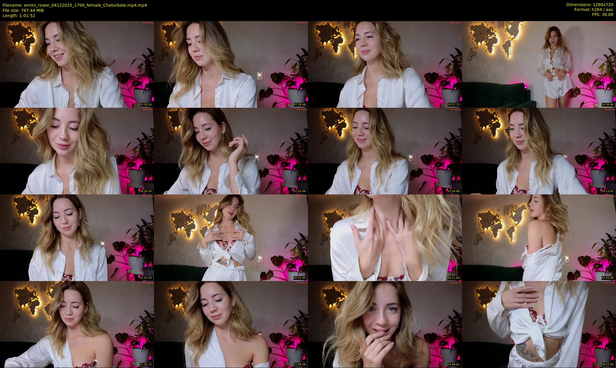 emmi_rosee — 62 minute Chaturbate female cam show recording, 720p, Dec 4, 2025