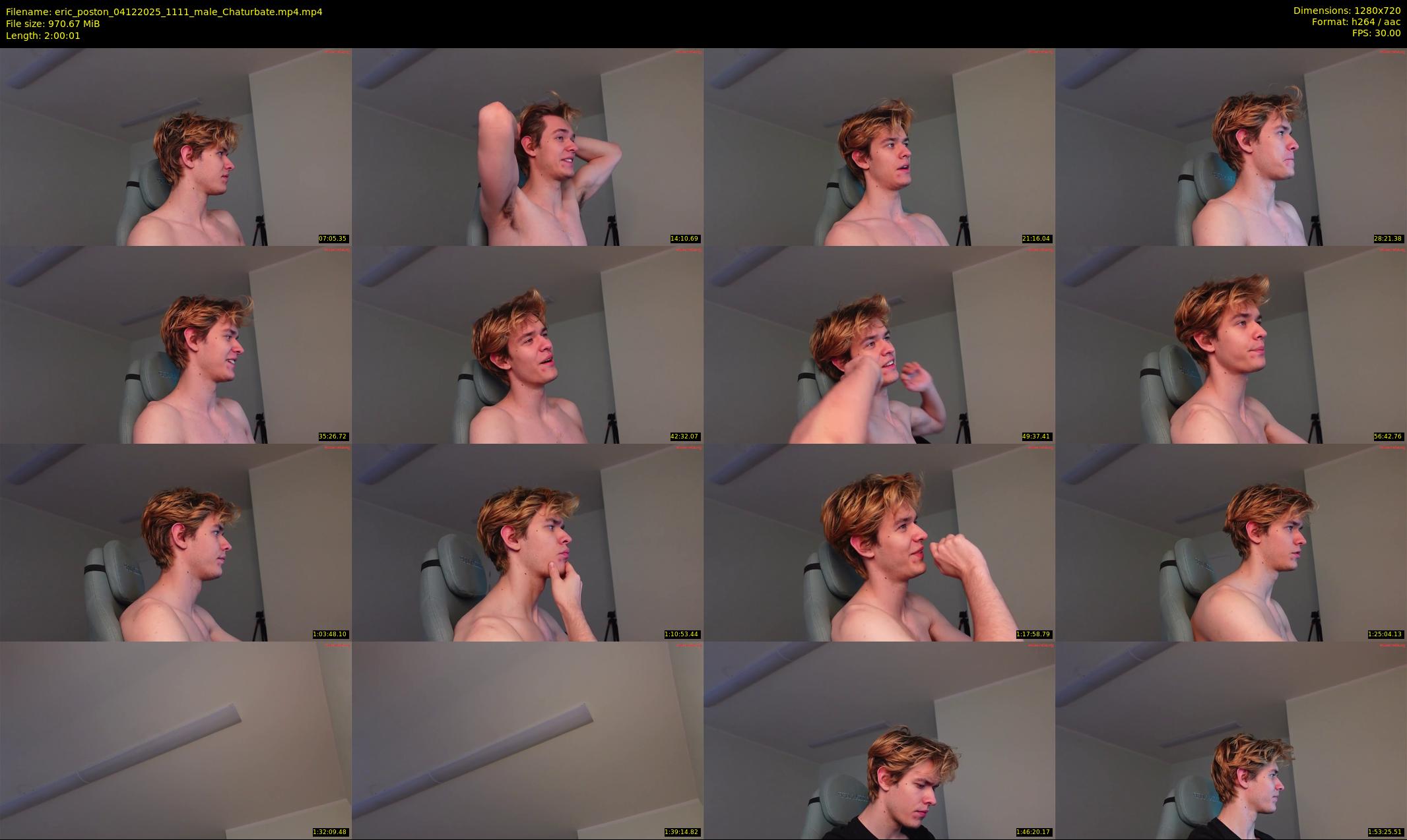 eric_poston — 121 minute Chaturbate male cam show recording, 720p, Dec 4, 2025