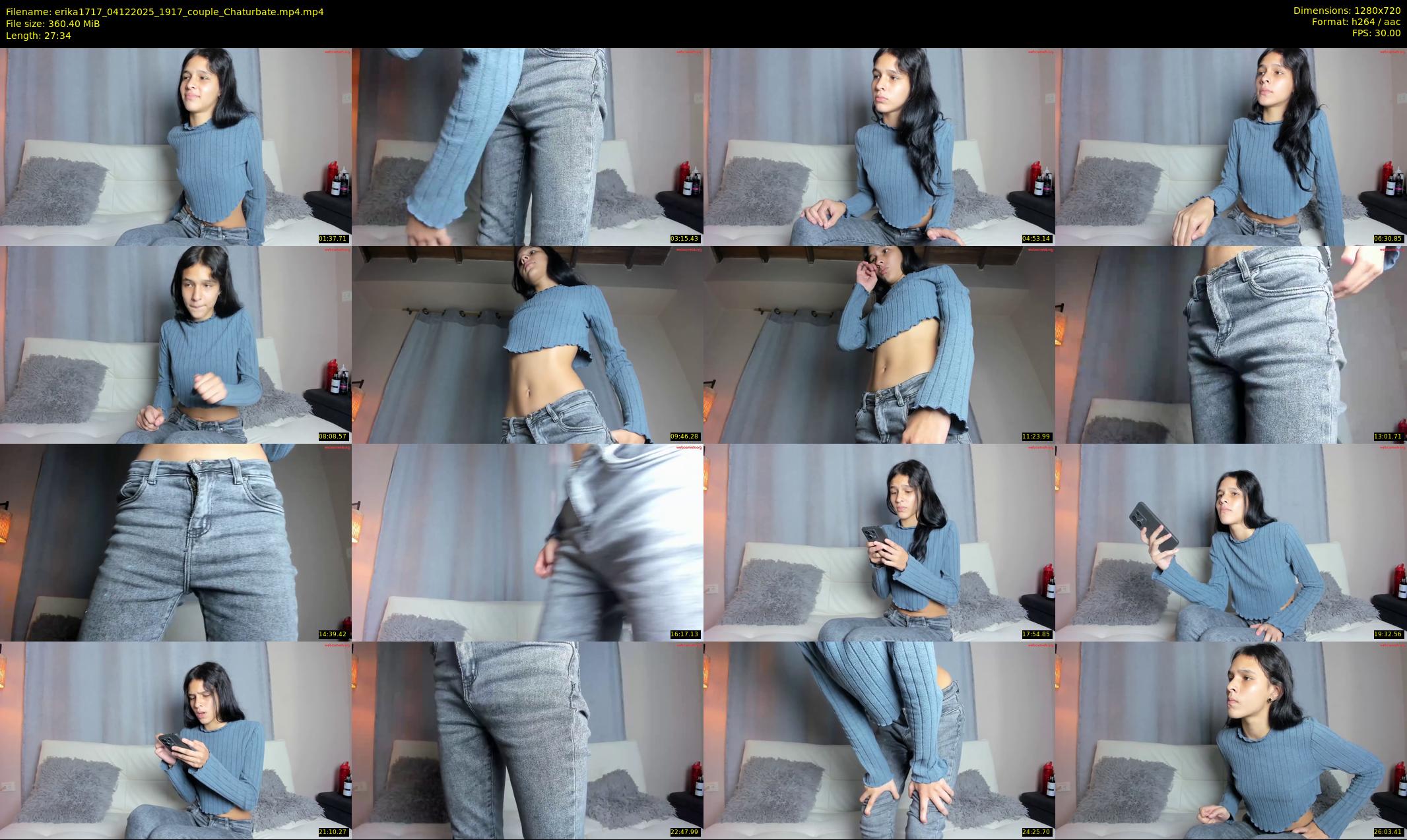 erika1717 — 28 minute Chaturbate couple cam show recording, 720p, Dec 4, 2025