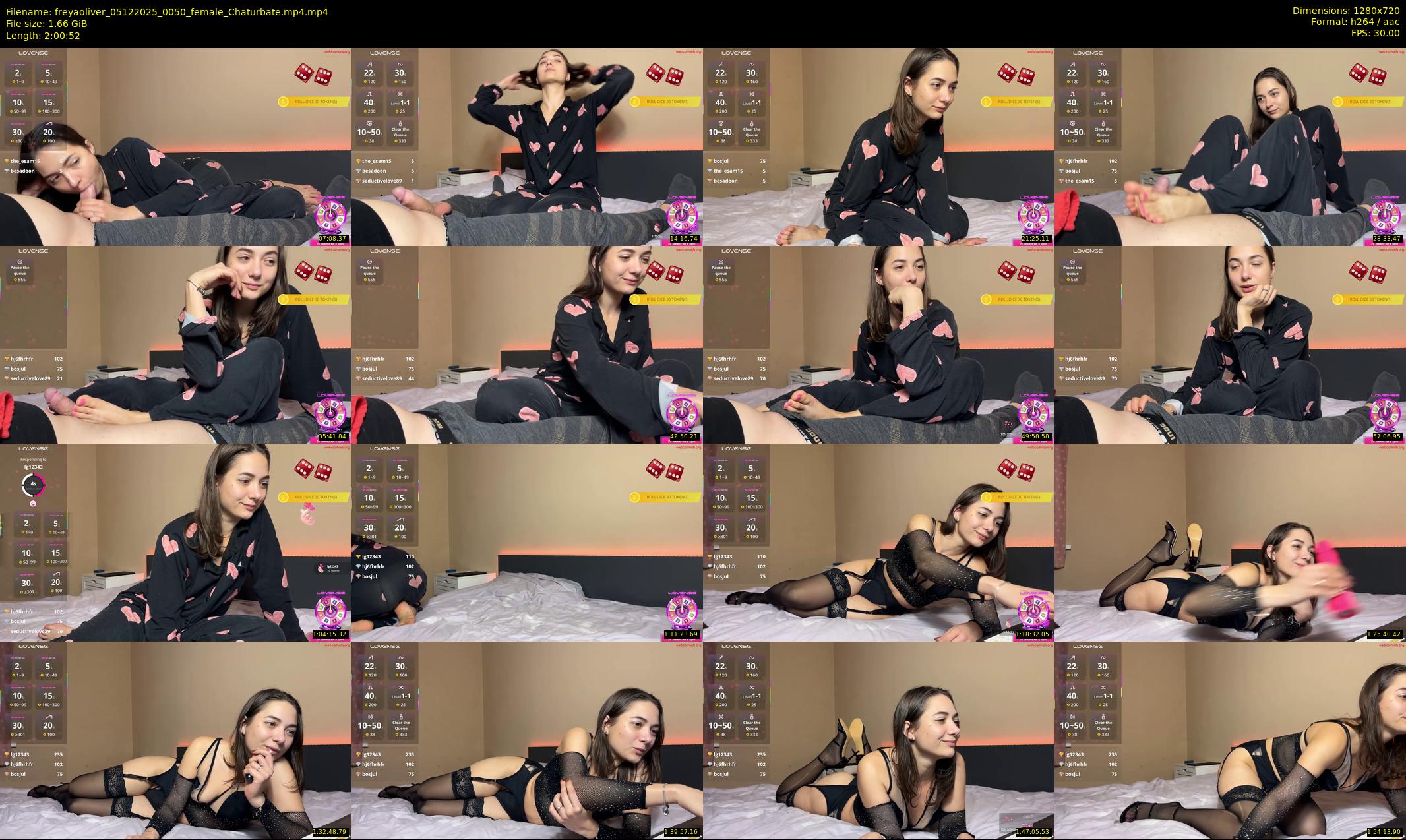 freyaoliver — 121 minute Chaturbate couple cam show recording, 720p, Dec 5, 2025