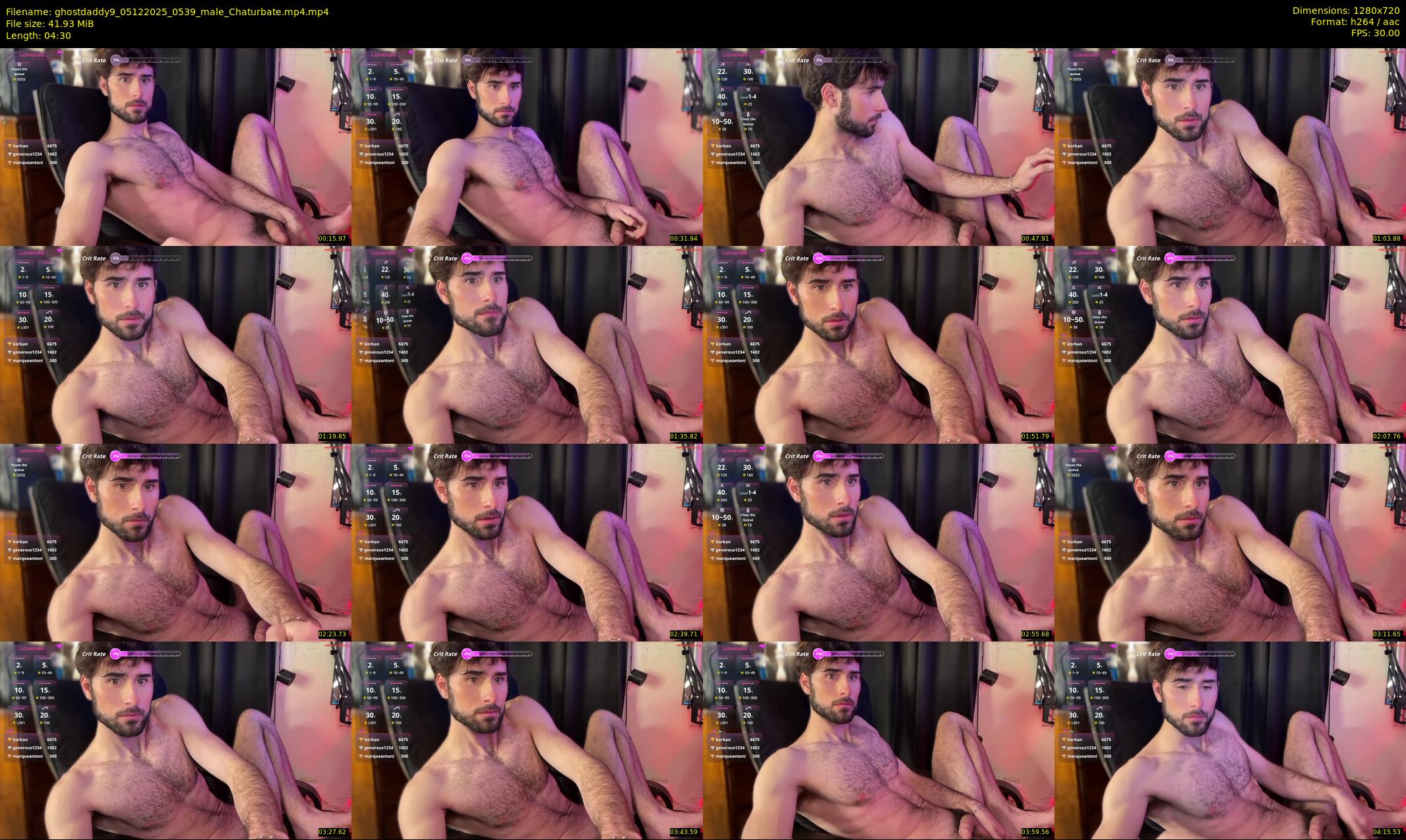 ghostdaddy9 — 5 minute Chaturbate male cam show recording, 720p, Dec 5, 2025