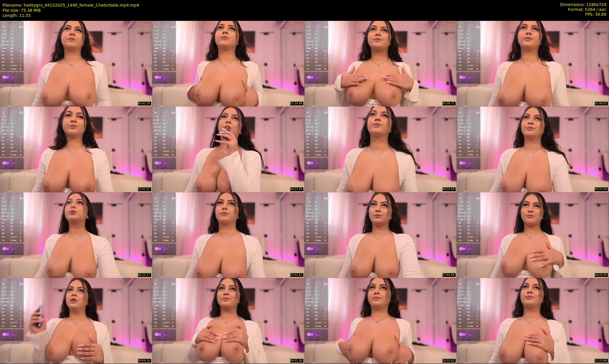 haileygrx — 12 minute Chaturbate female cam show recording, 720p, Dec 4, 2025