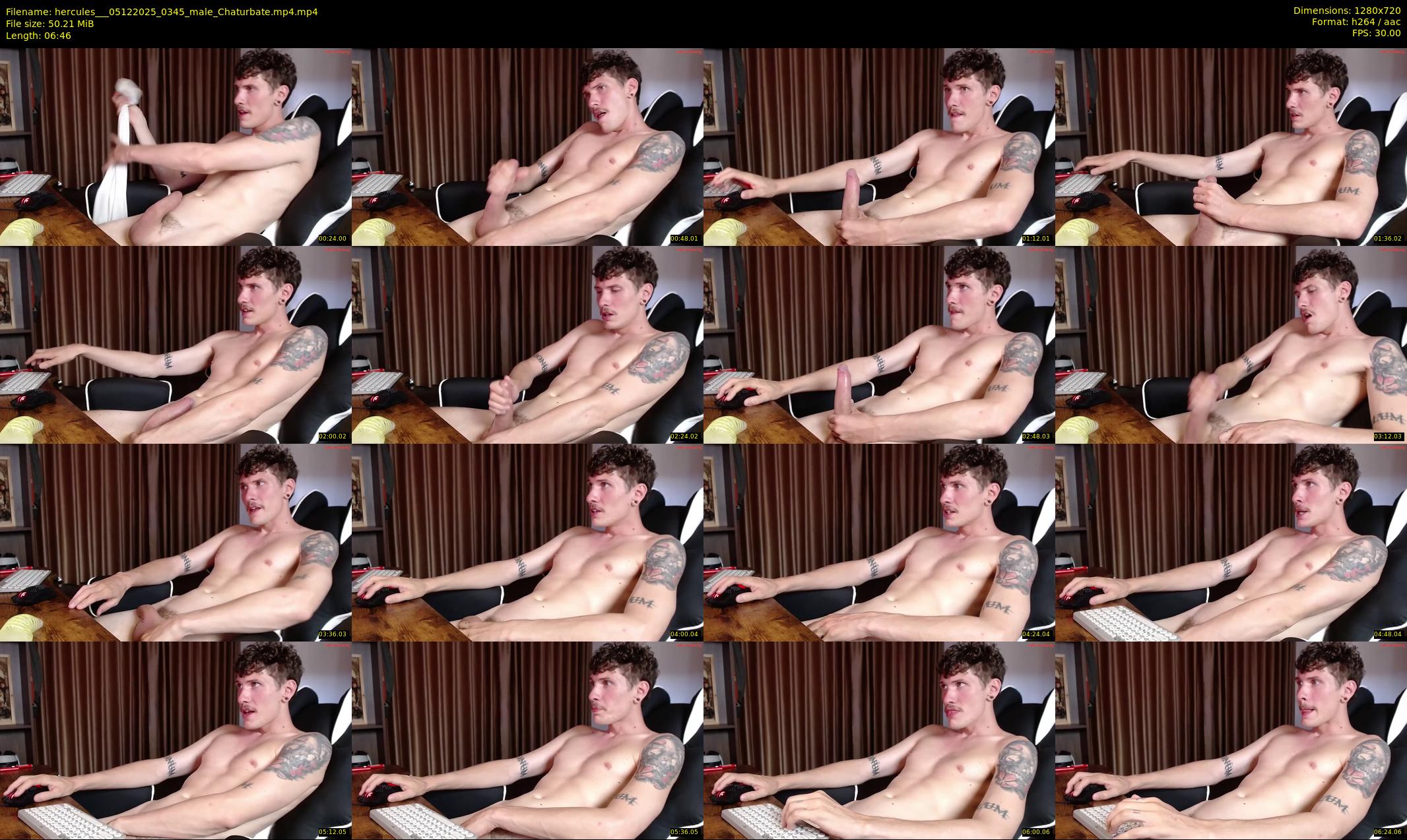 hercules__ — 7 minute Chaturbate male cam show recording, 720p, Dec 5, 2025