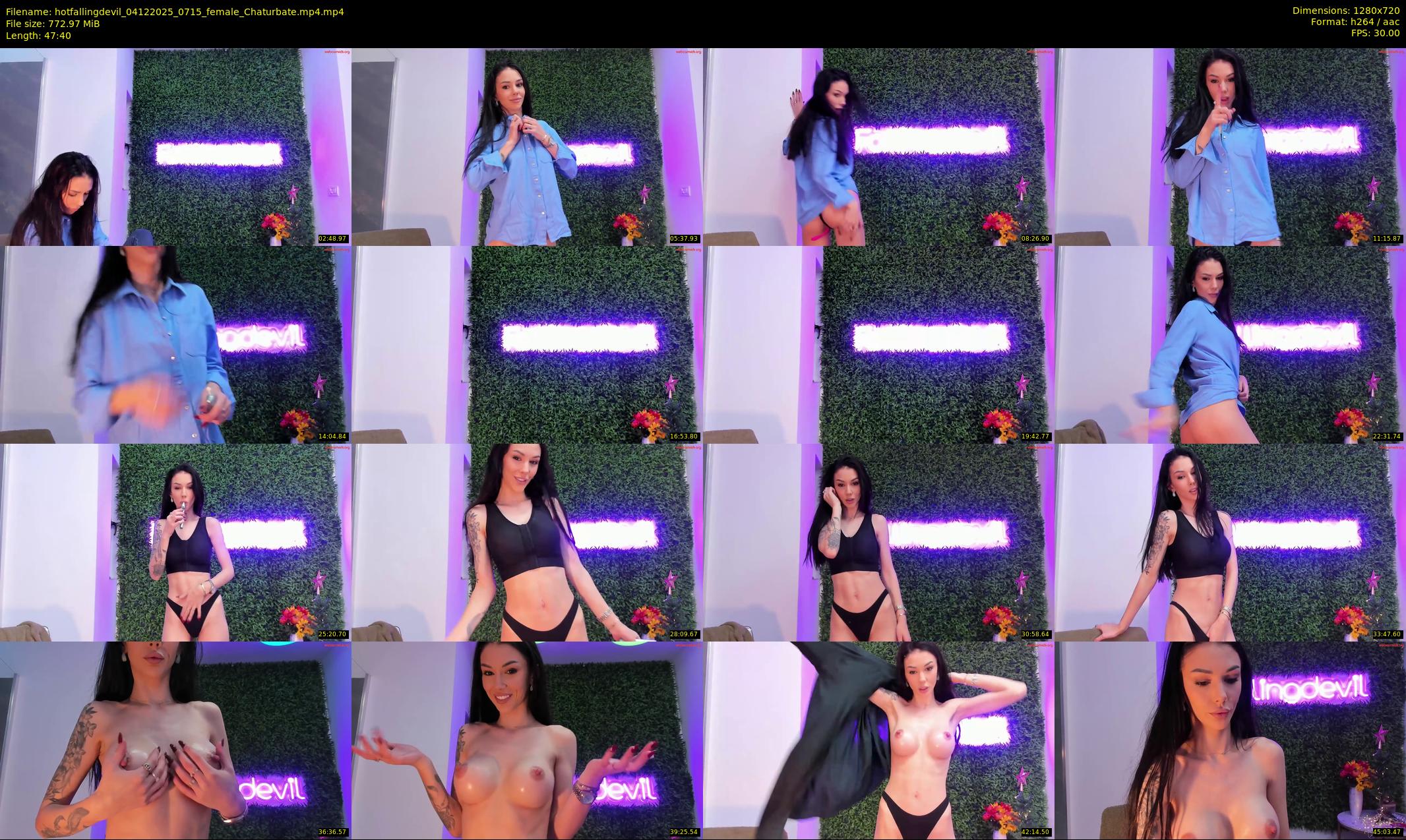 hotfallingdevil — 48 minute Chaturbate female cam show recording, 720p, Dec 4, 2025