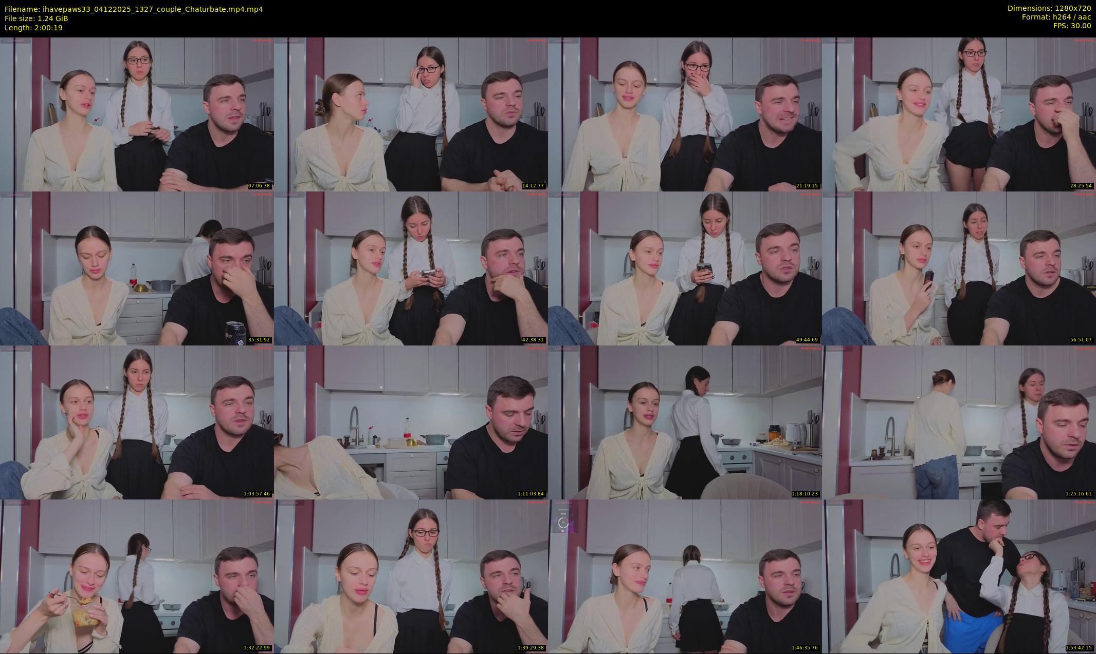 ihavepaws33 — 121 minute Chaturbate couple cam show recording, 720p, Dec 4, 2025