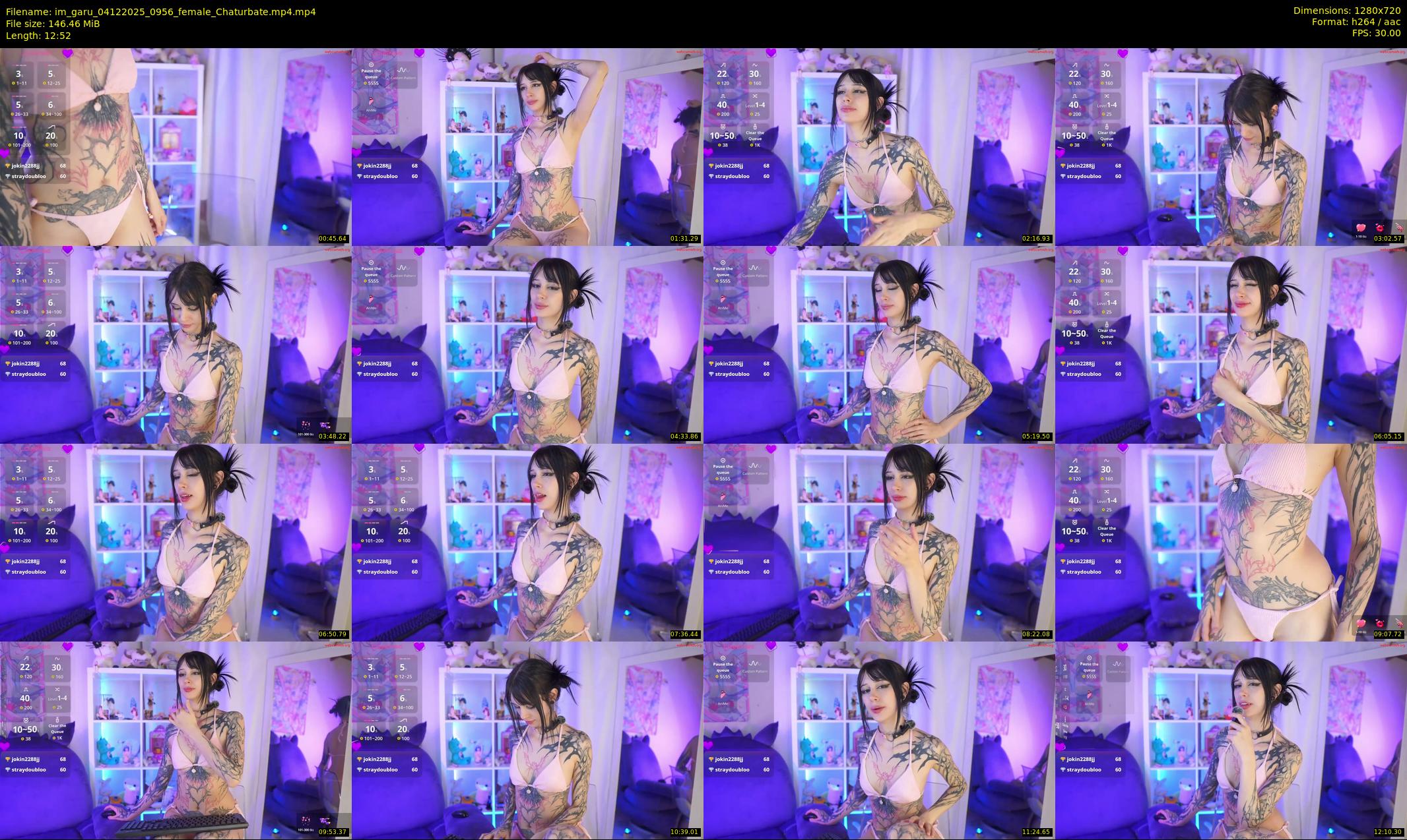 im_garu — 13 minute Chaturbate female cam show recording, 720p, Dec 4, 2025