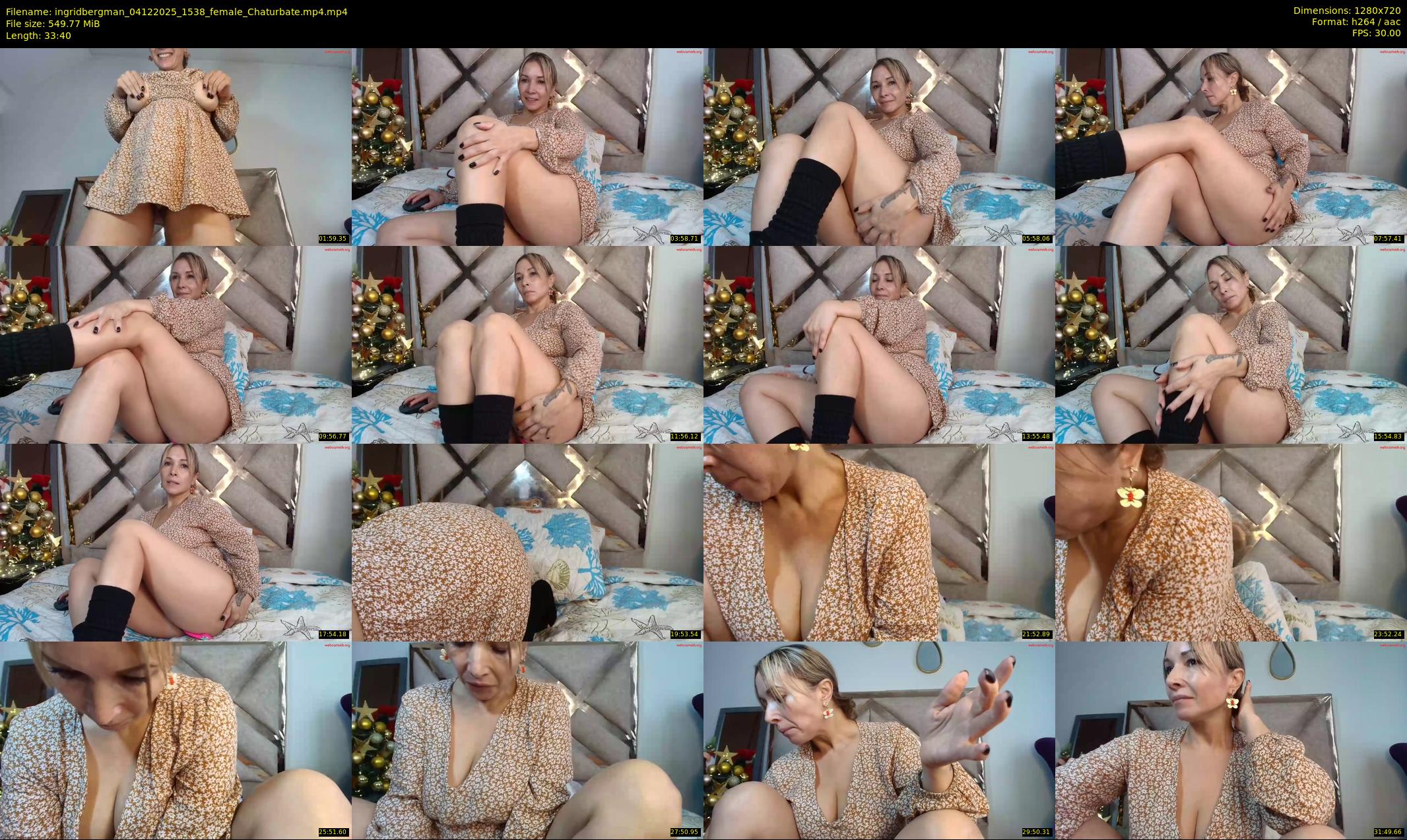 ingridbergman — 34 minute Chaturbate female cam show recording, 720p, Dec 4, 2025