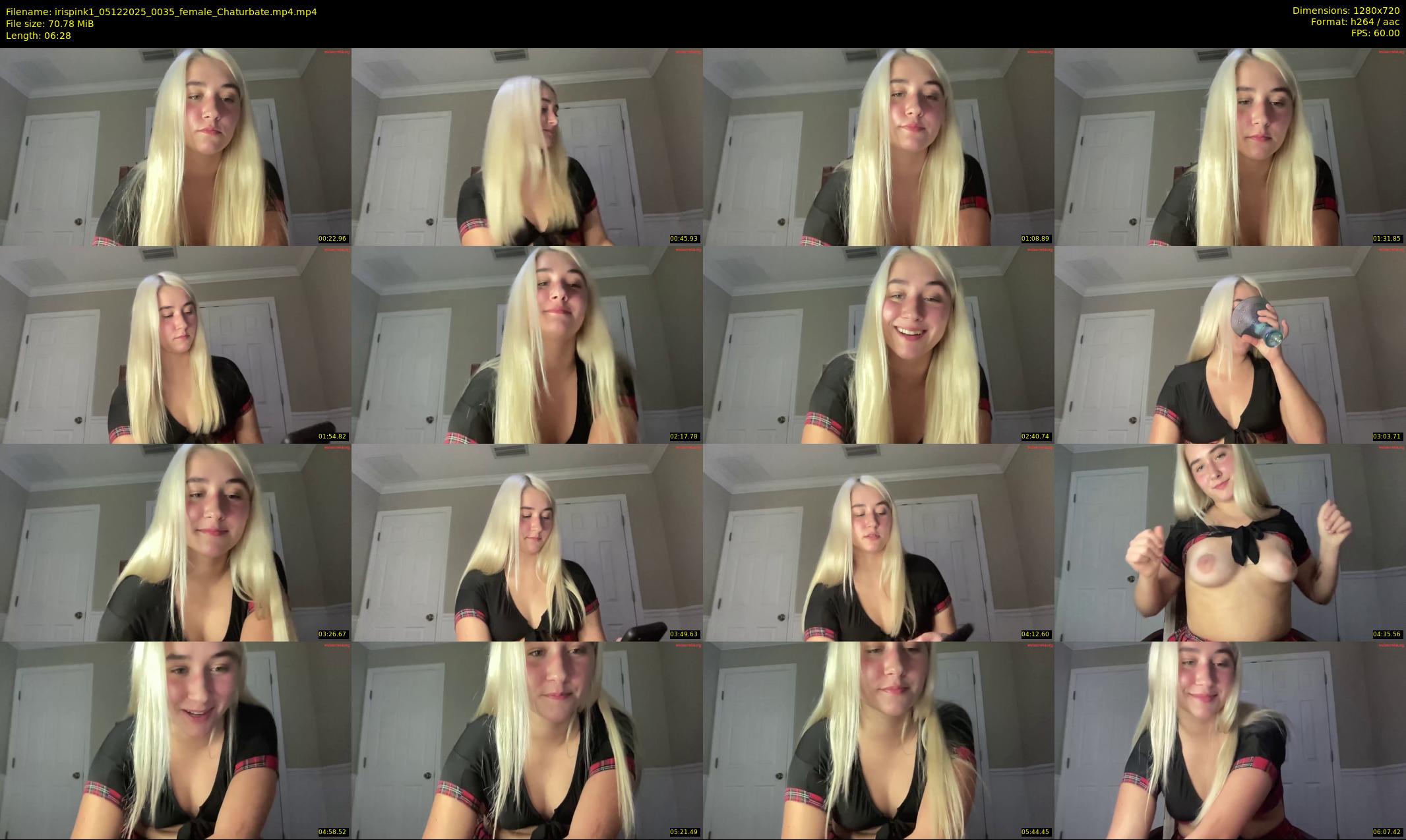 irispink1 — 7 minute Chaturbate female cam show recording, 720p, Dec 5, 2025