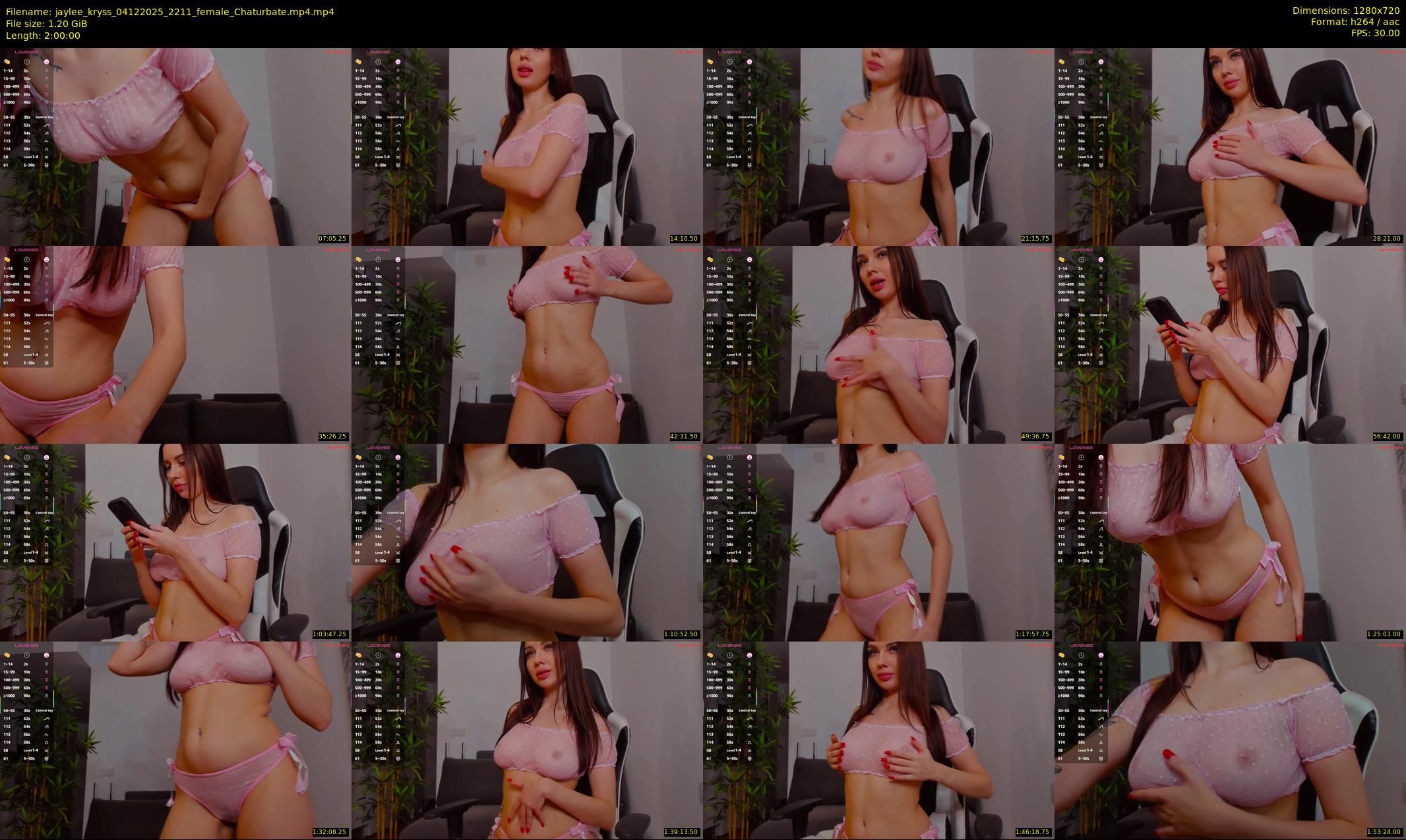 jaylee_kryss — 120 minute Chaturbate female cam show recording, 720p, Dec 4, 2025