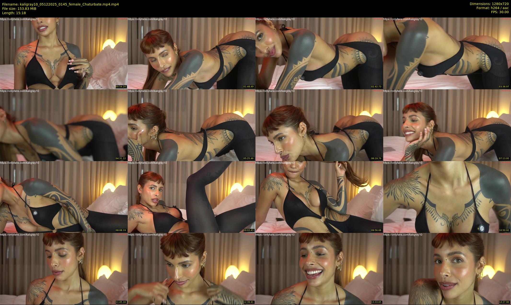 kaligray10 — 16 minute Chaturbate female cam show recording, 720p, Dec 5, 2025