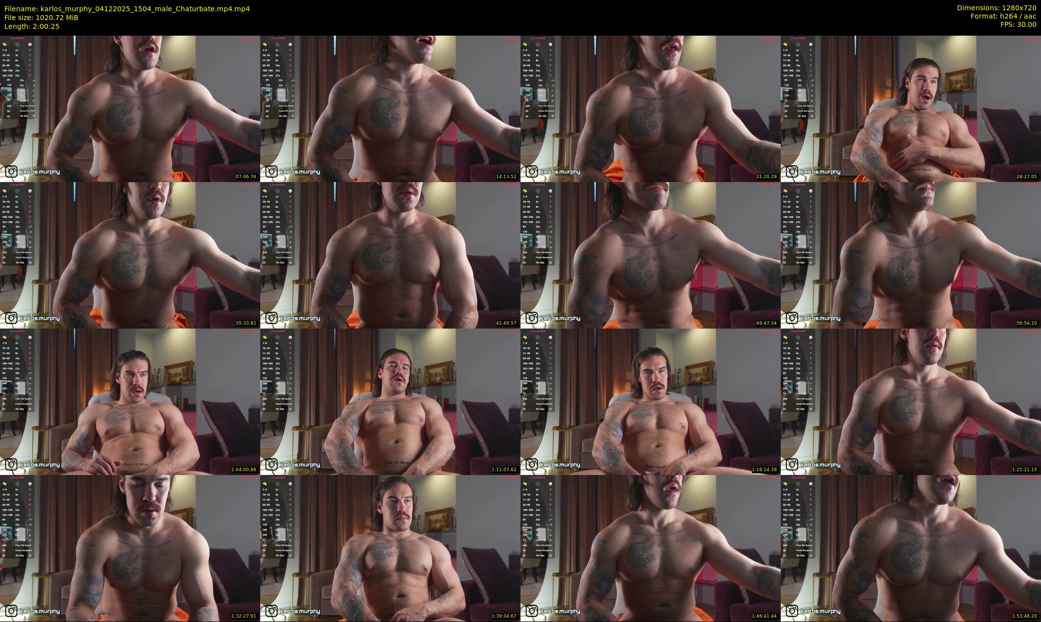 karlos_murphy — 121 minute Chaturbate male cam show recording, 720p, Dec 4, 2025