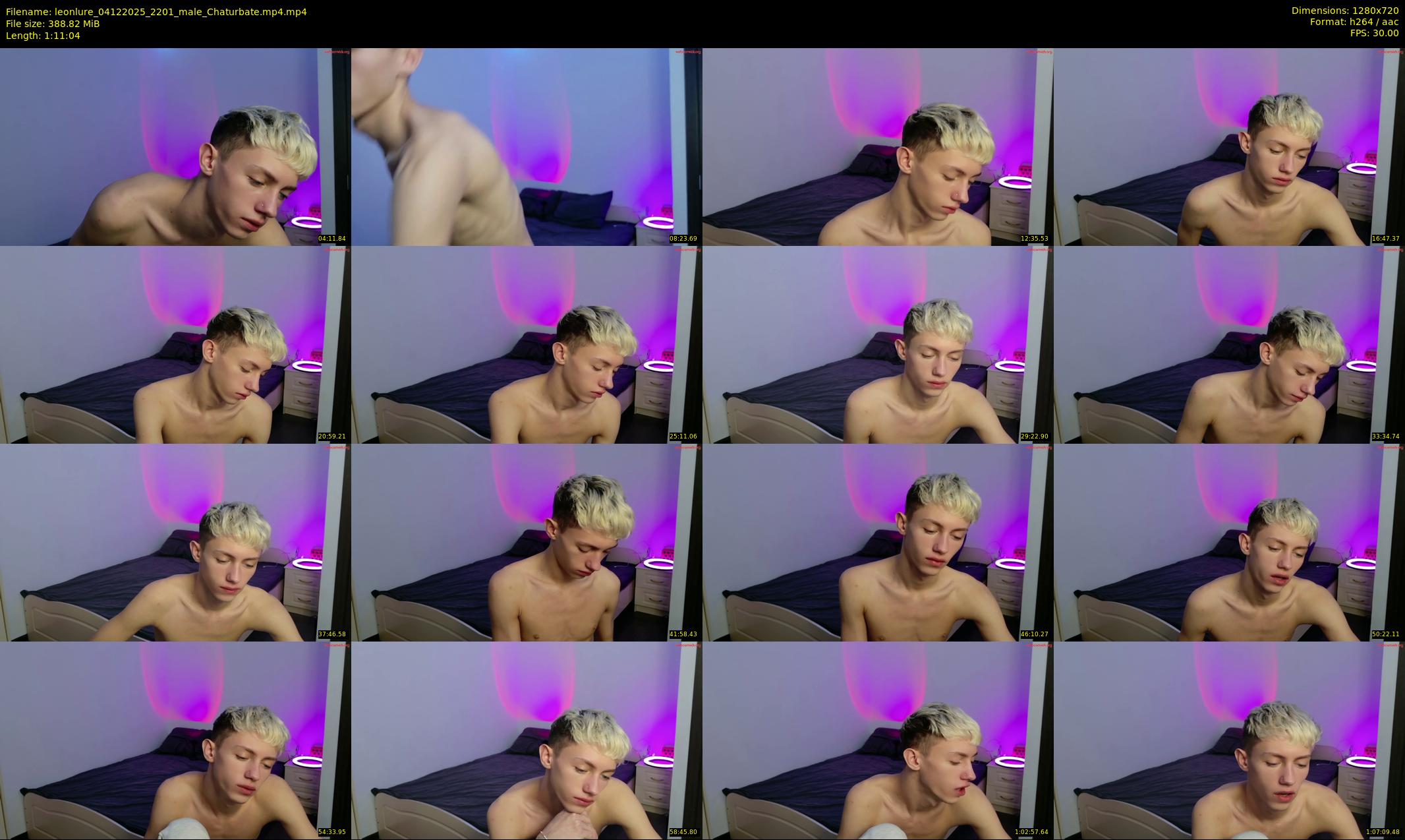 leonlure — 72 minute Chaturbate male cam show recording, 720p, Dec 4, 2025