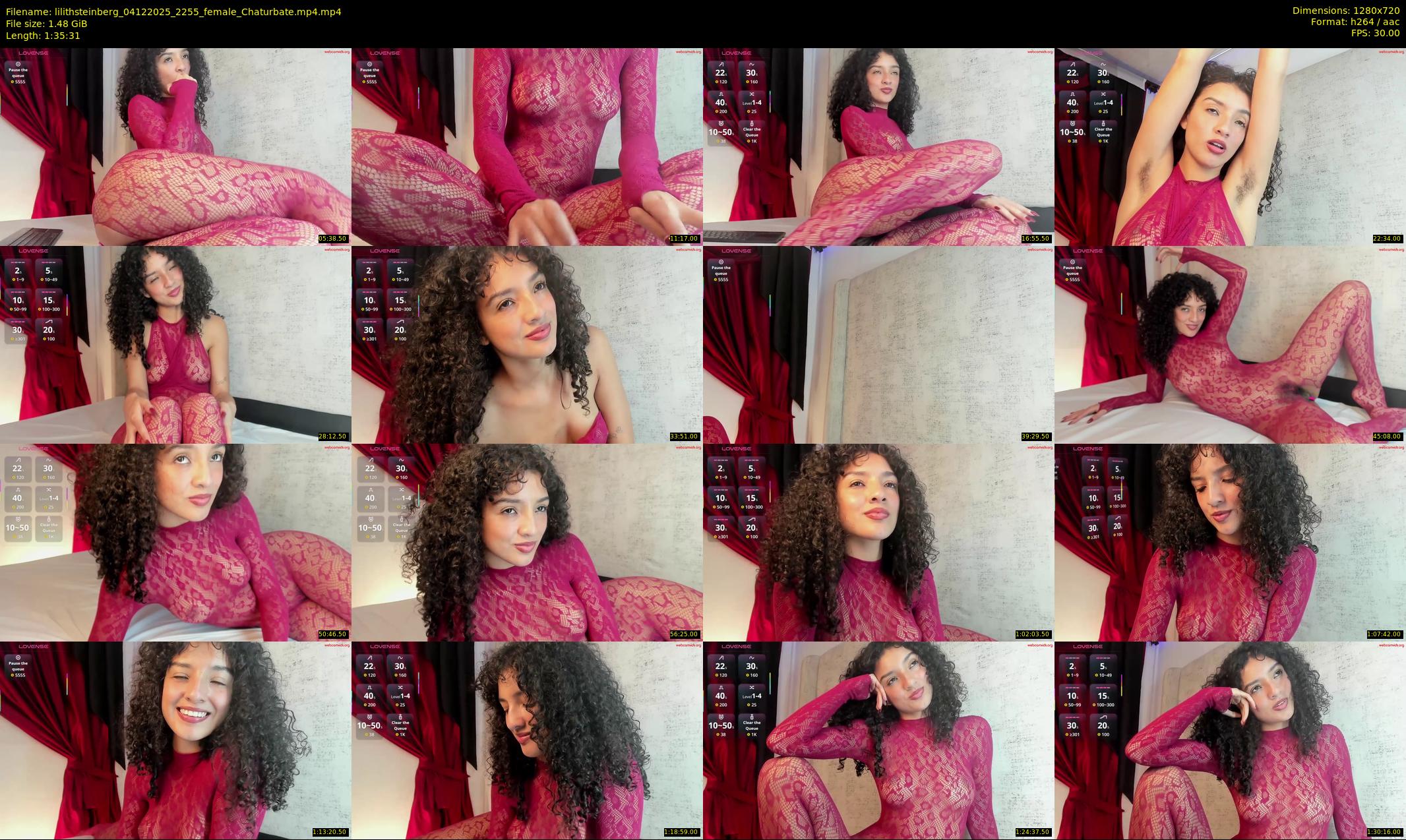 lilithsteinberg — 96 minute Chaturbate female cam show recording, 720p, Dec 4, 2025