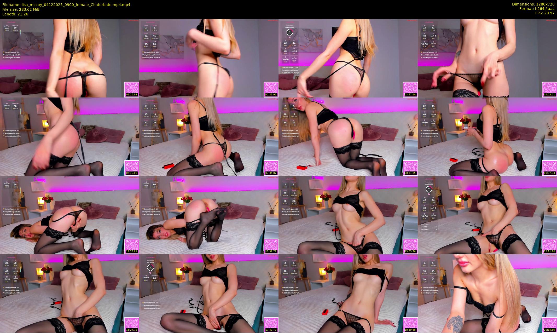 lisa_mccoy — 22 minute Chaturbate female cam show recording, 720p, Dec 4, 2025
