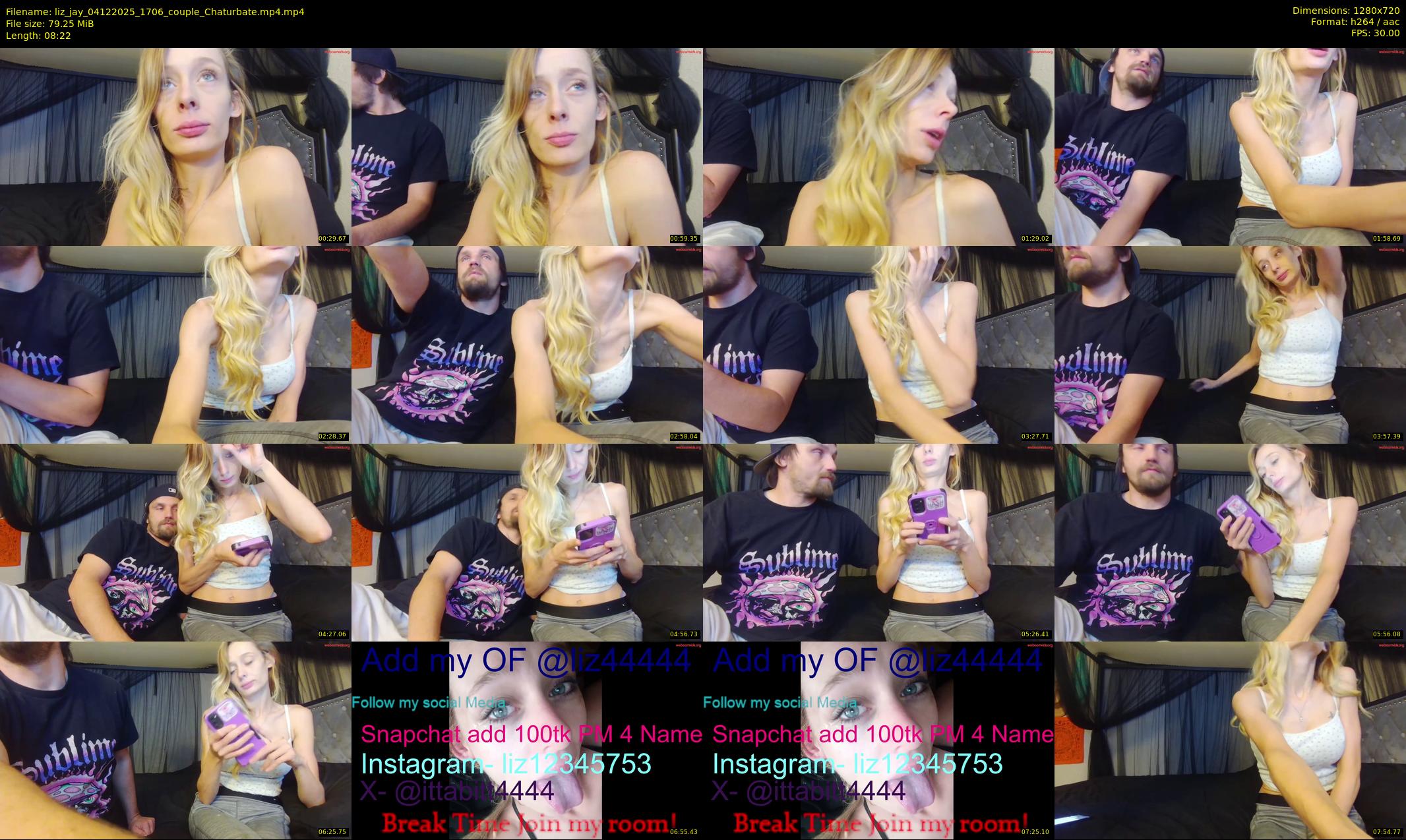 liz_jay — 9 minute Chaturbate couple cam show recording, 720p, Dec 4, 2025