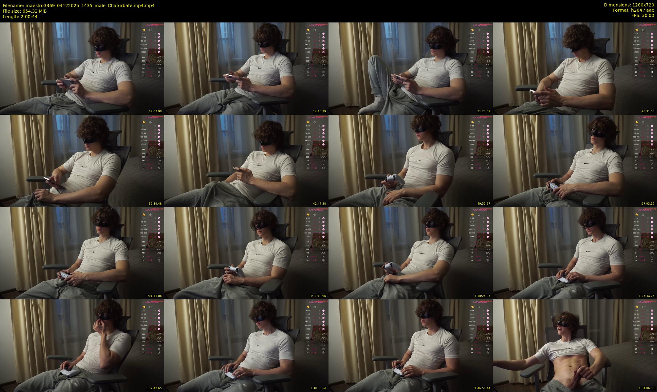 maestro3369 — 121 minute Chaturbate male cam show recording, 720p, Dec 4, 2025