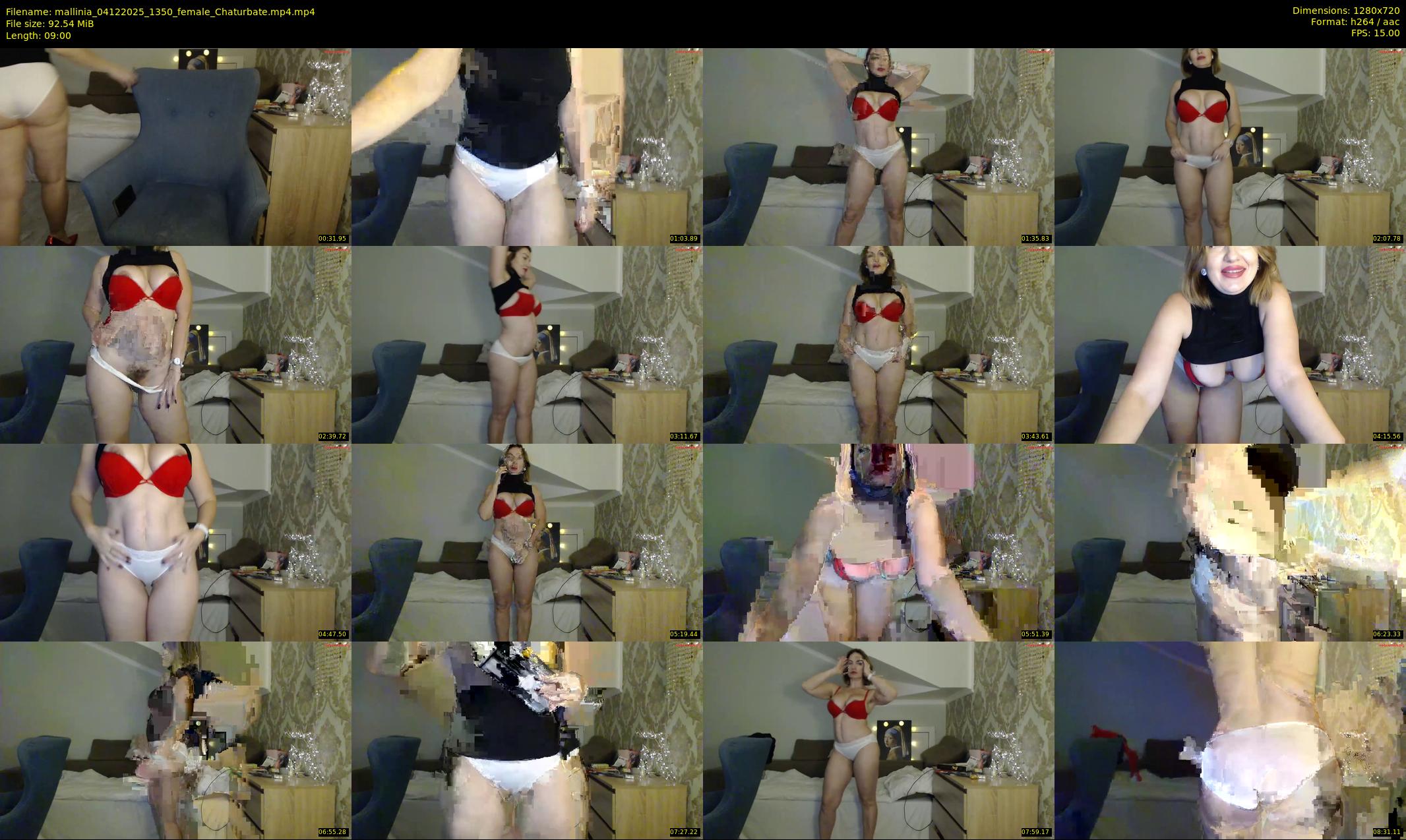 mallinia — 9 minute Chaturbate female cam show recording, 720p, Dec 4, 2025