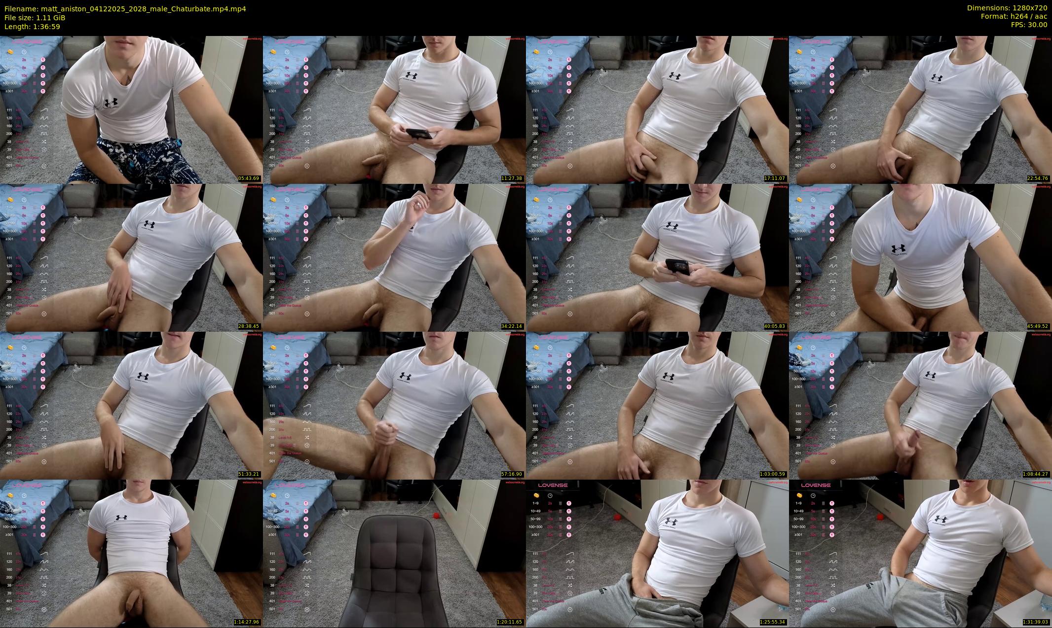 matt_aniston — 97 minute Chaturbate male cam show recording, 720p, Dec 4, 2025