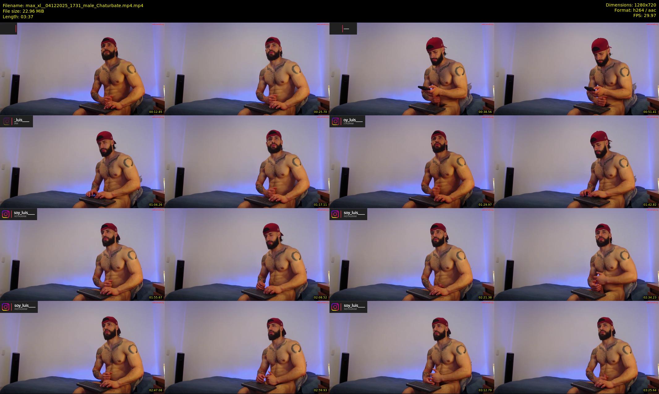 max_xl_ — 4 minute Chaturbate male cam show recording, 720p, Dec 4, 2025