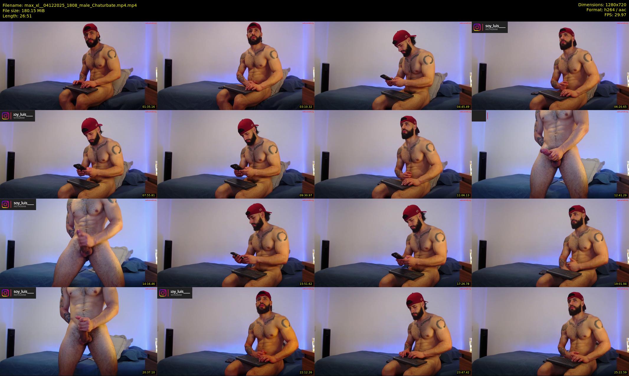 max_xl_ — 27 minute Chaturbate male cam show recording, 720p, Dec 4, 2025