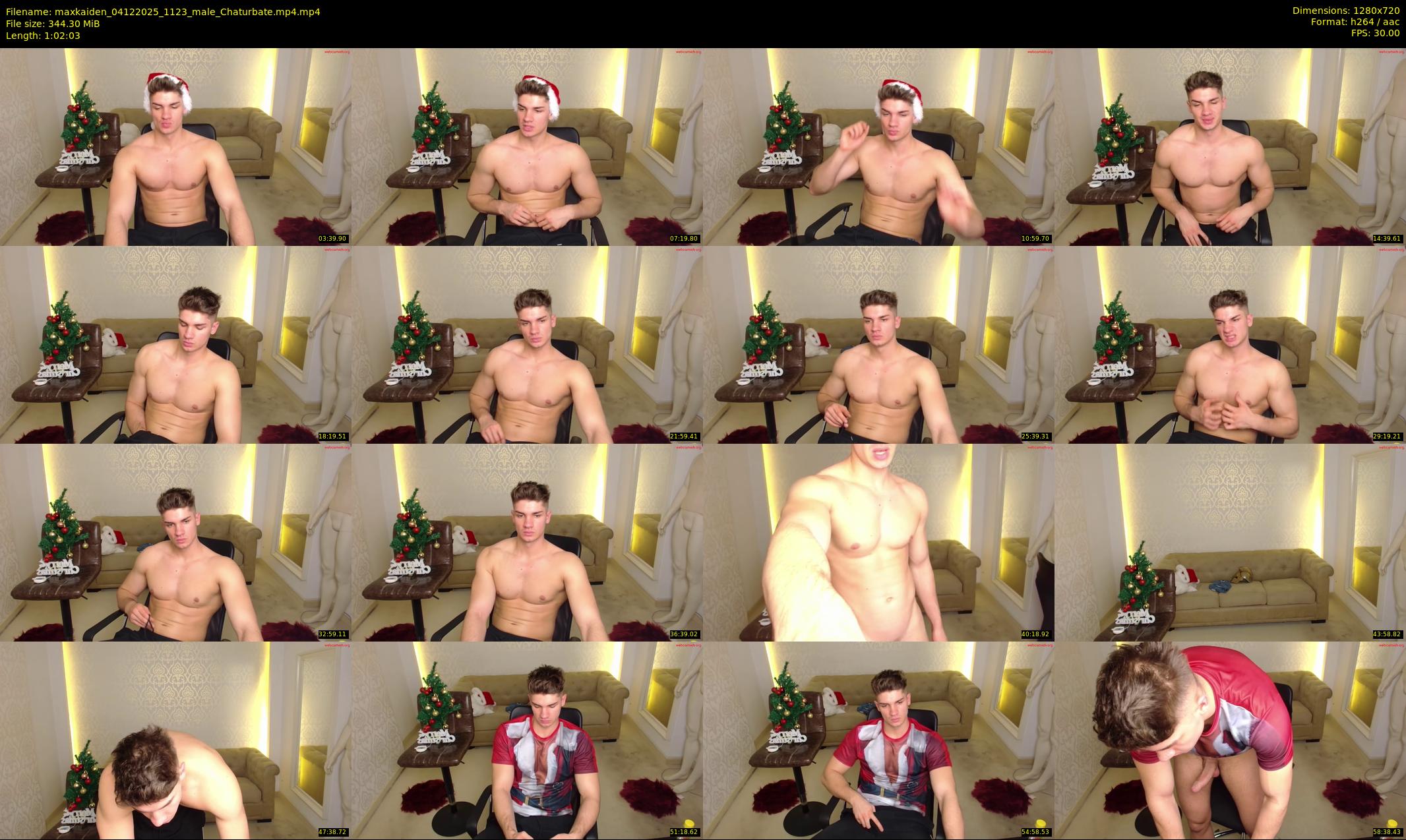 maxkaiden — 63 minute Chaturbate male cam show recording, 720p, Dec 4, 2025