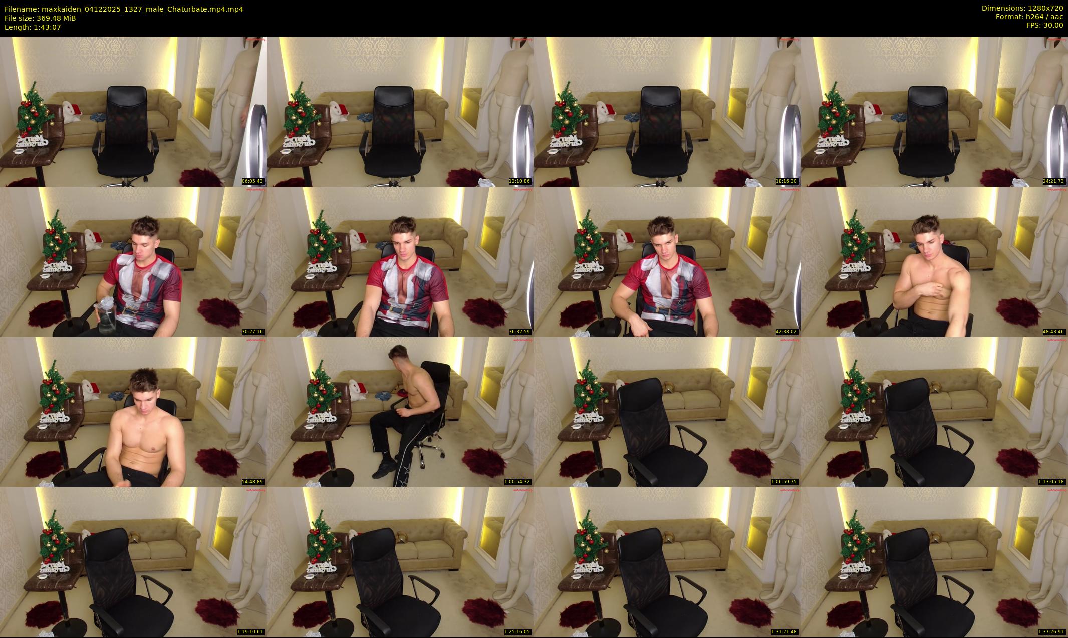 maxkaiden — 104 minute Chaturbate male cam show recording, 720p, Dec 4, 2025