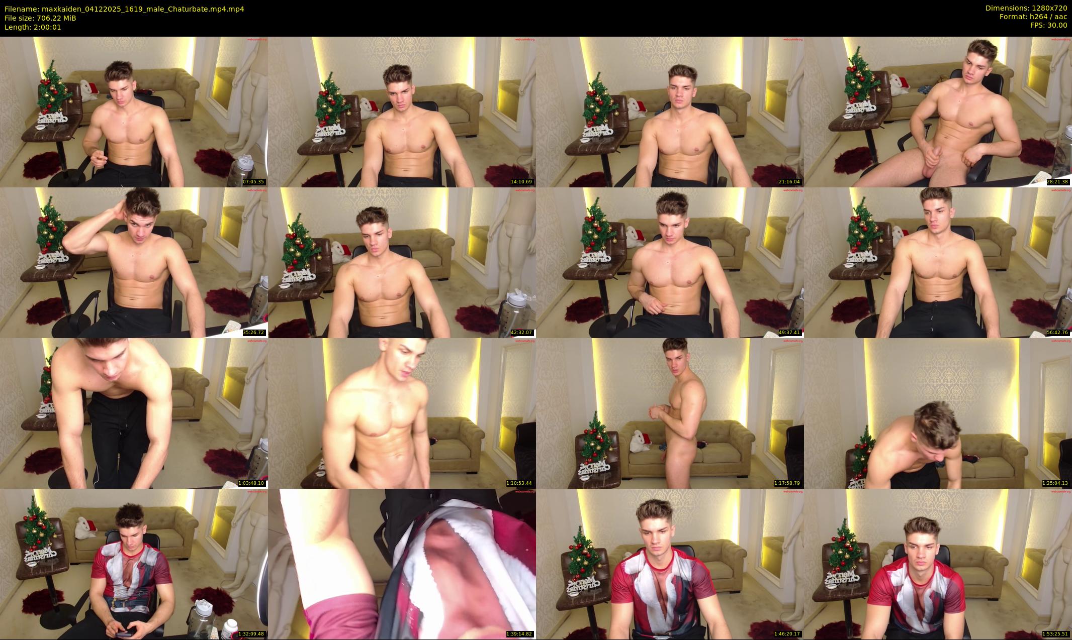 maxkaiden — 121 minute Chaturbate male cam show recording, 720p, Dec 4, 2025