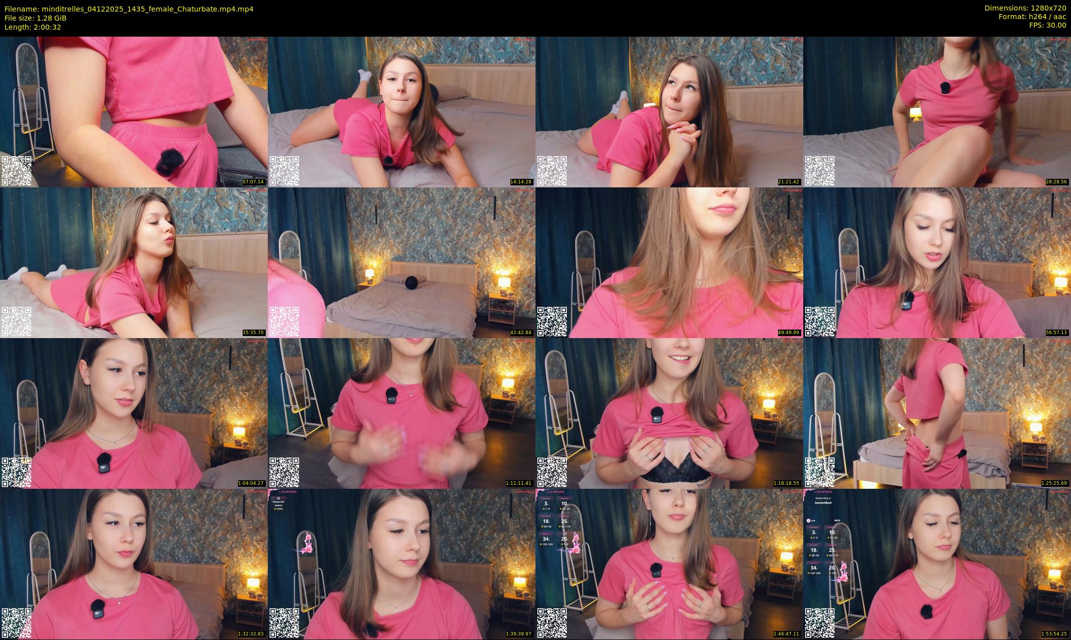 minditrelles — 121 minute Chaturbate female cam show recording, 720p, Dec 4, 2025