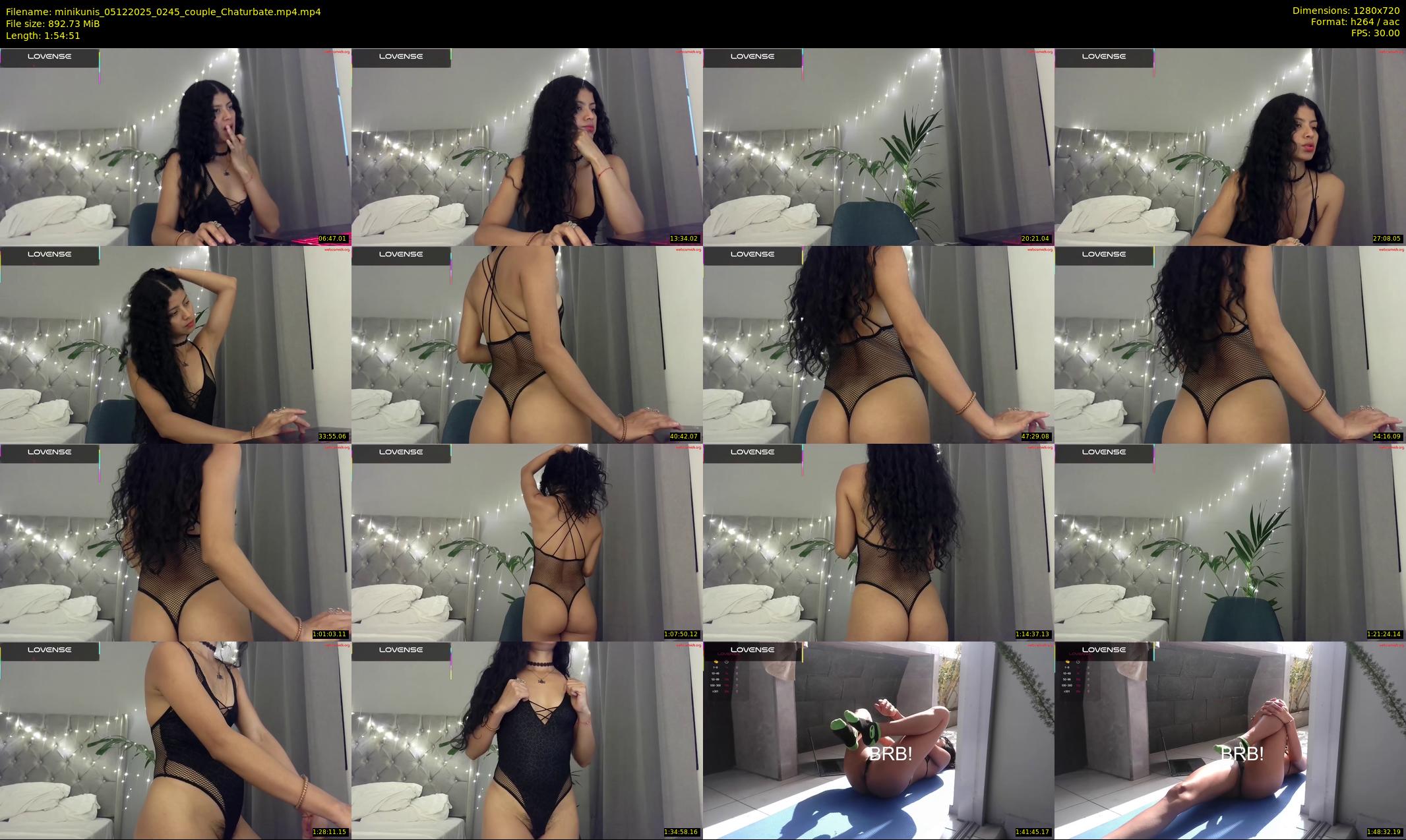 minikunis — 115 minute Chaturbate couple cam show recording, 720p, Dec 5, 2025