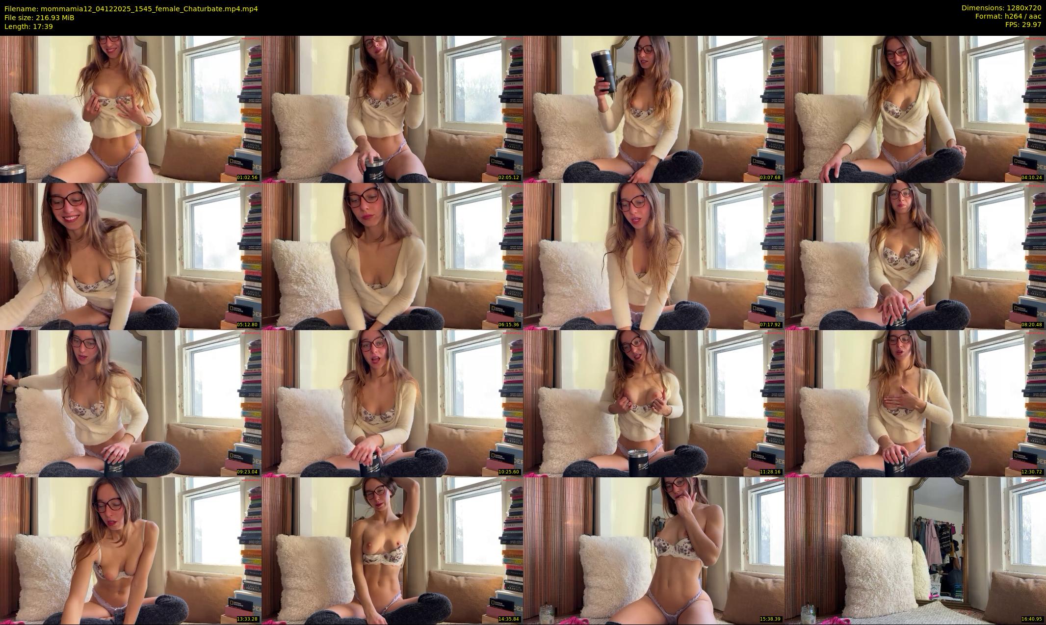 mommamia12 — 18 minute Chaturbate female cam show recording, 720p, Dec 4, 2025