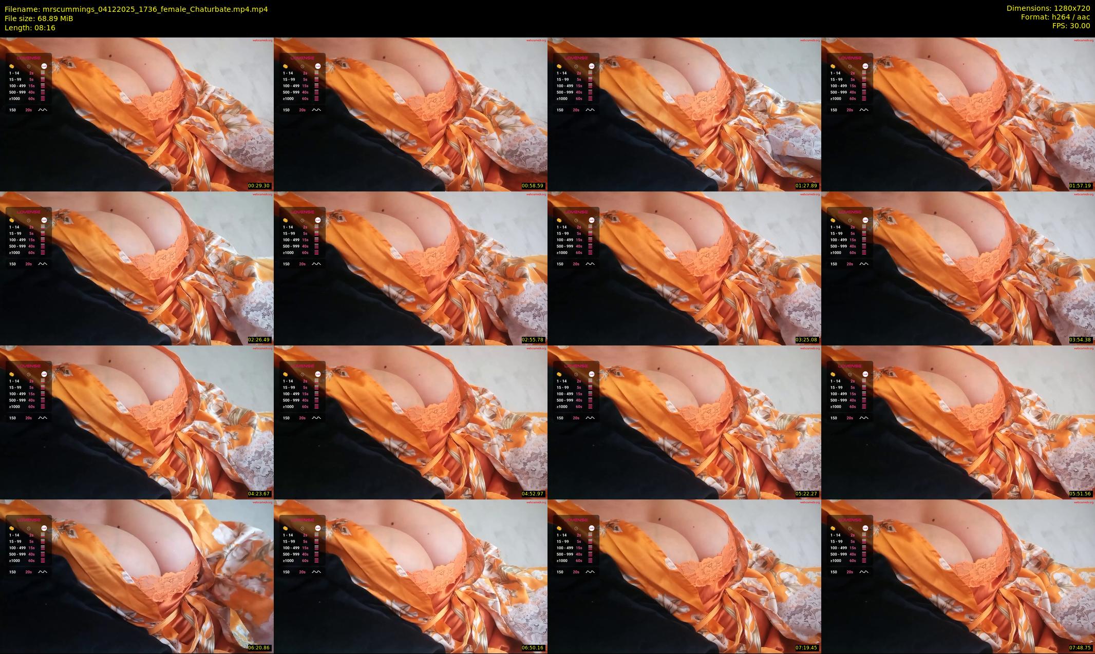 mrscummings — 9 minute Chaturbate female cam show recording, 720p, Dec 4, 2025