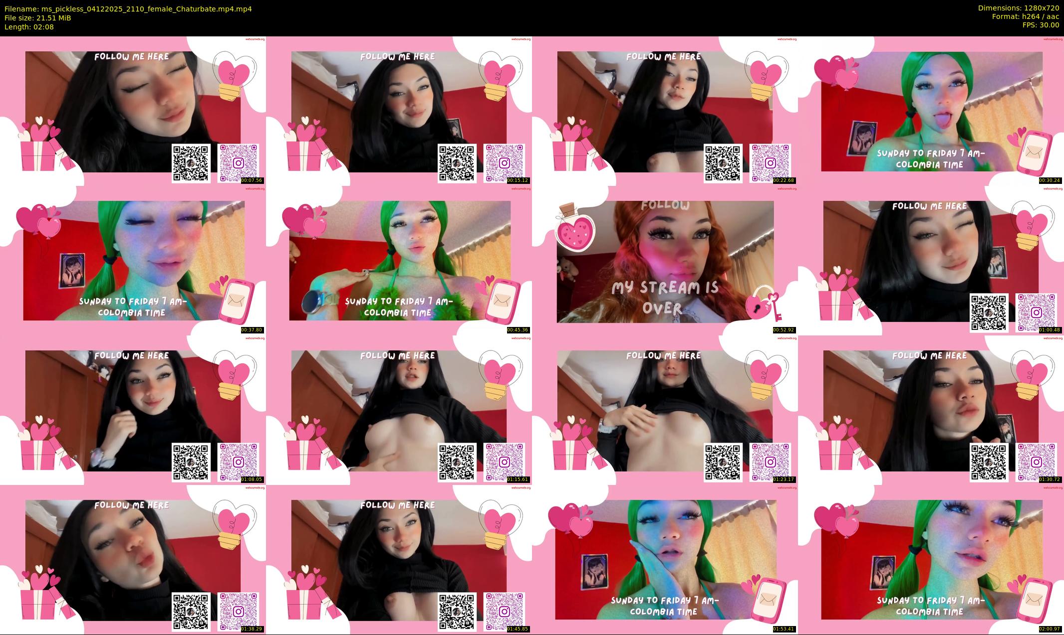 ms_pickless — 3 minute Chaturbate female cam show recording, 720p, Dec 4, 2025