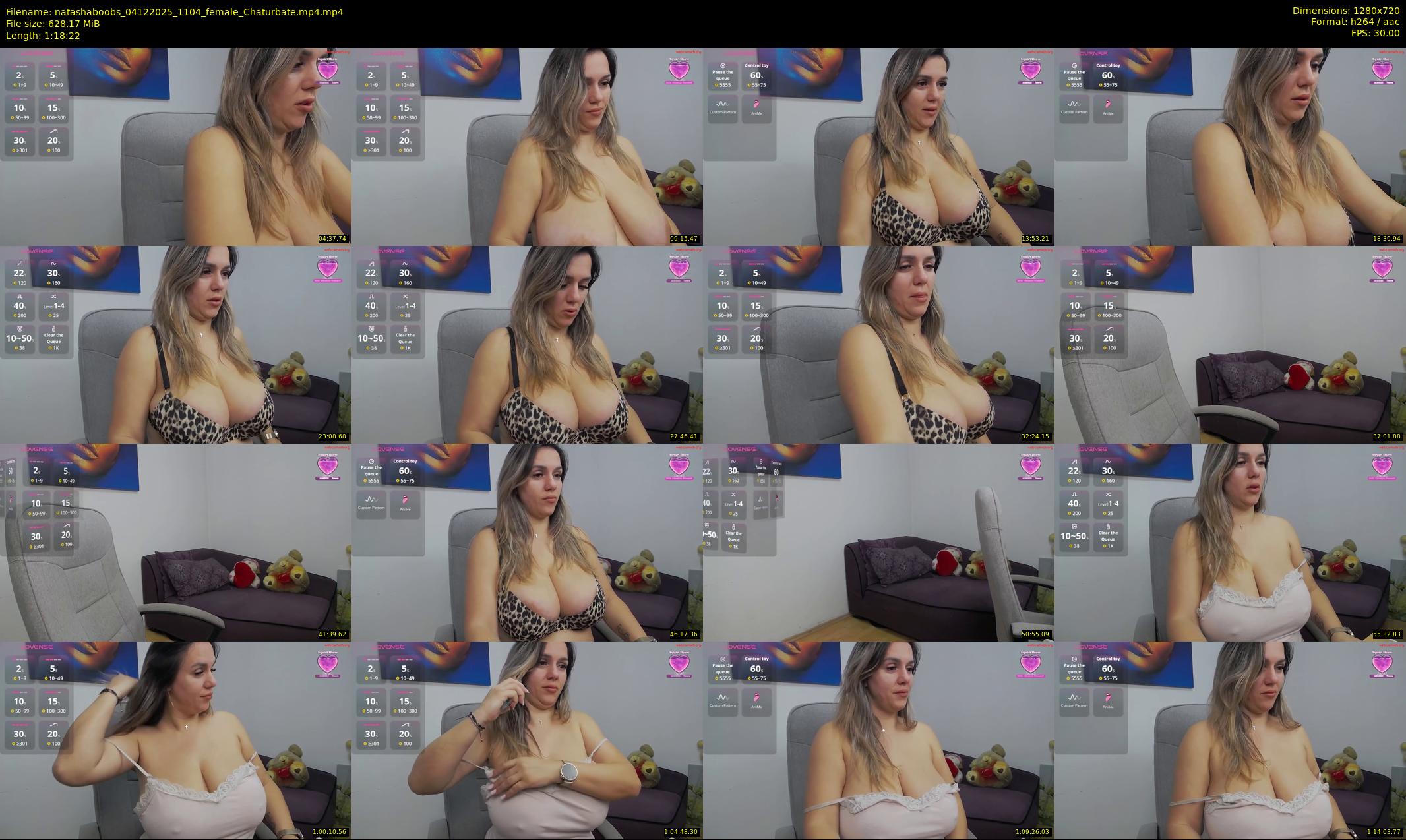 natashaboobs — 79 minute Chaturbate female cam show recording, 720p, Dec 4, 2025