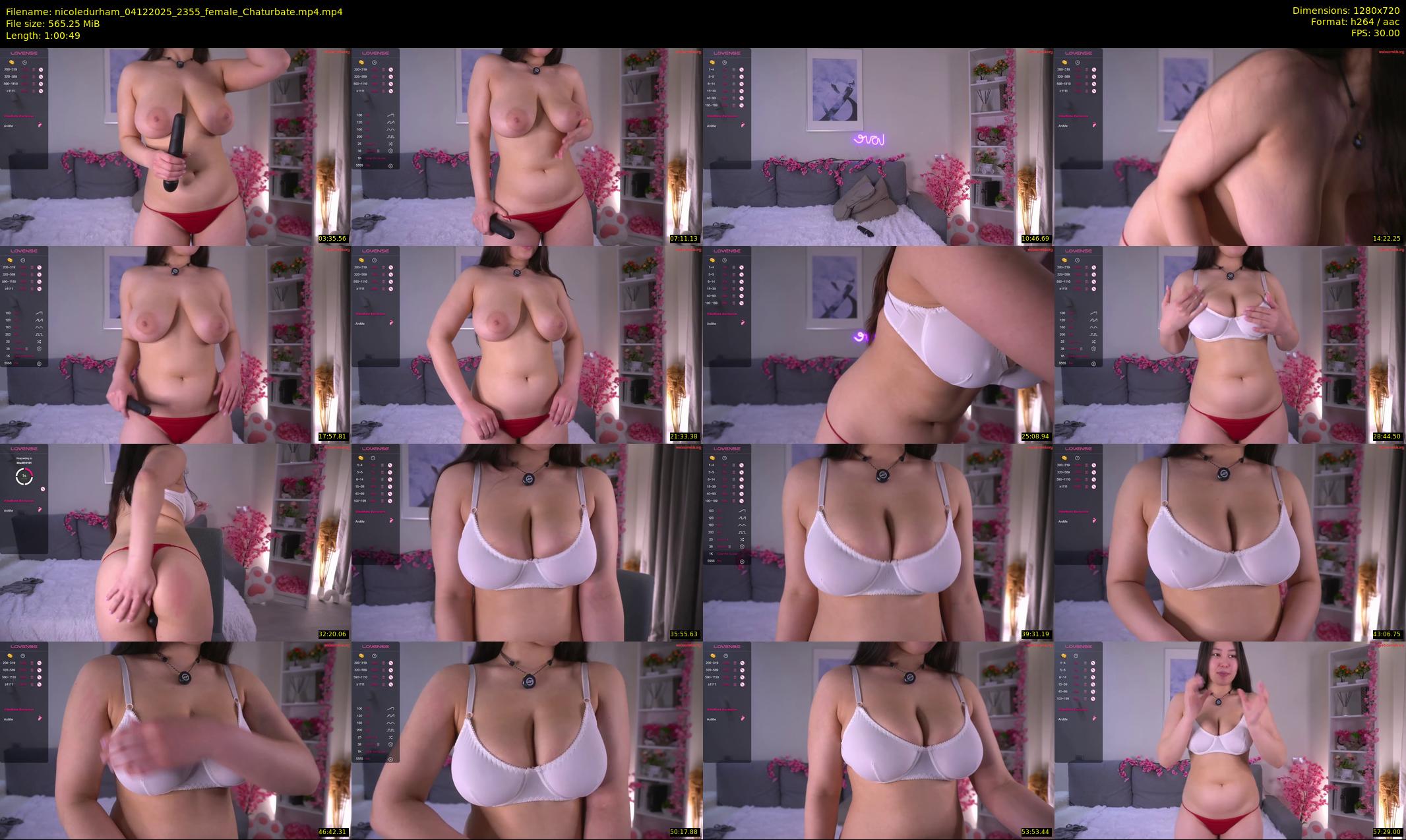 nicoledurham — 61 minute Chaturbate female cam show recording, 720p, Dec 4, 2025