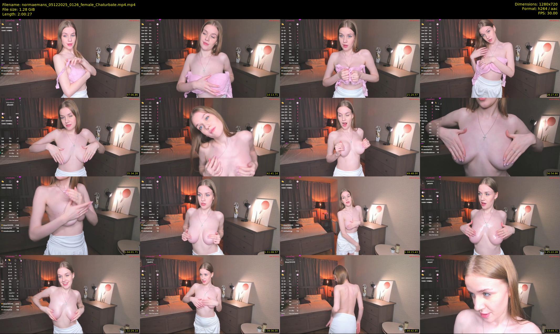 normaemans — 121 minute Chaturbate female cam show recording, 720p, Dec 5, 2025