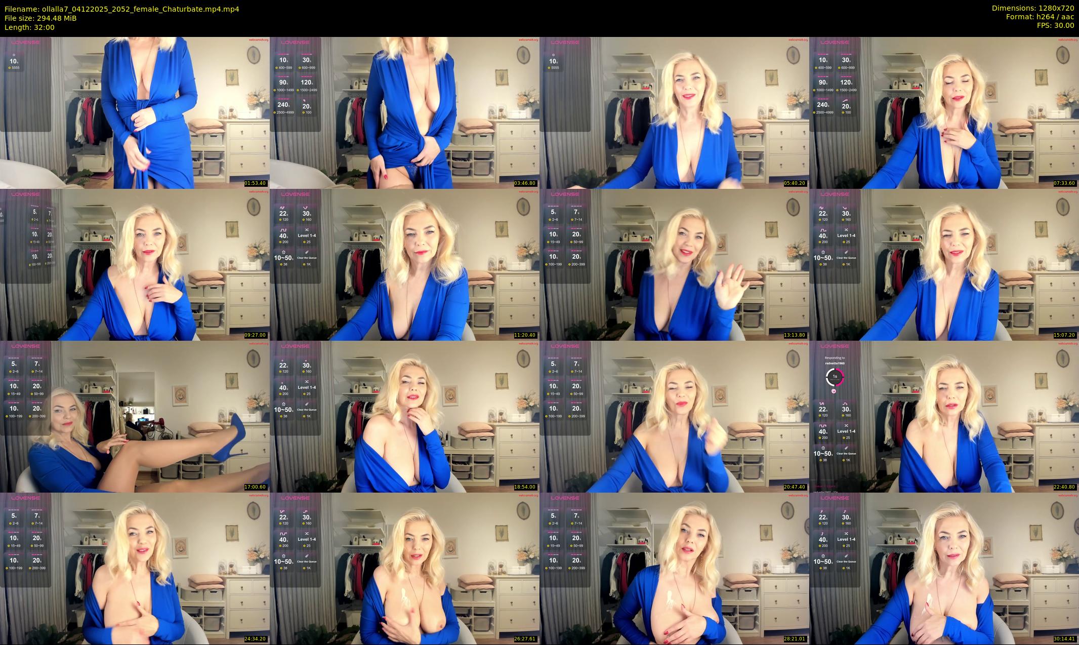 ollalla7 — 32 minute Chaturbate female cam show recording, 720p, Dec 4, 2025