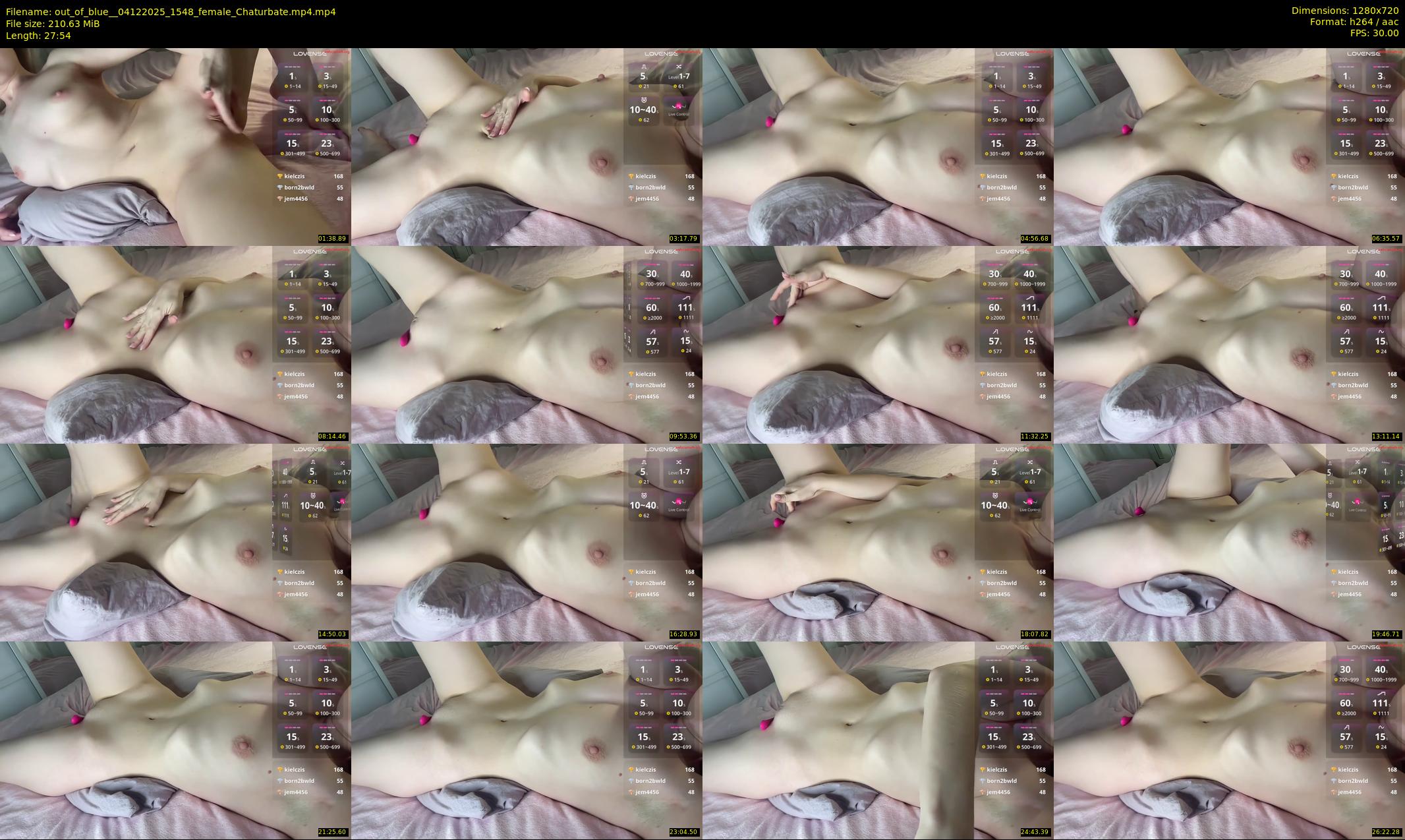 out_of_blue_ — 28 minute Chaturbate female cam show recording, 720p, Dec 4, 2025