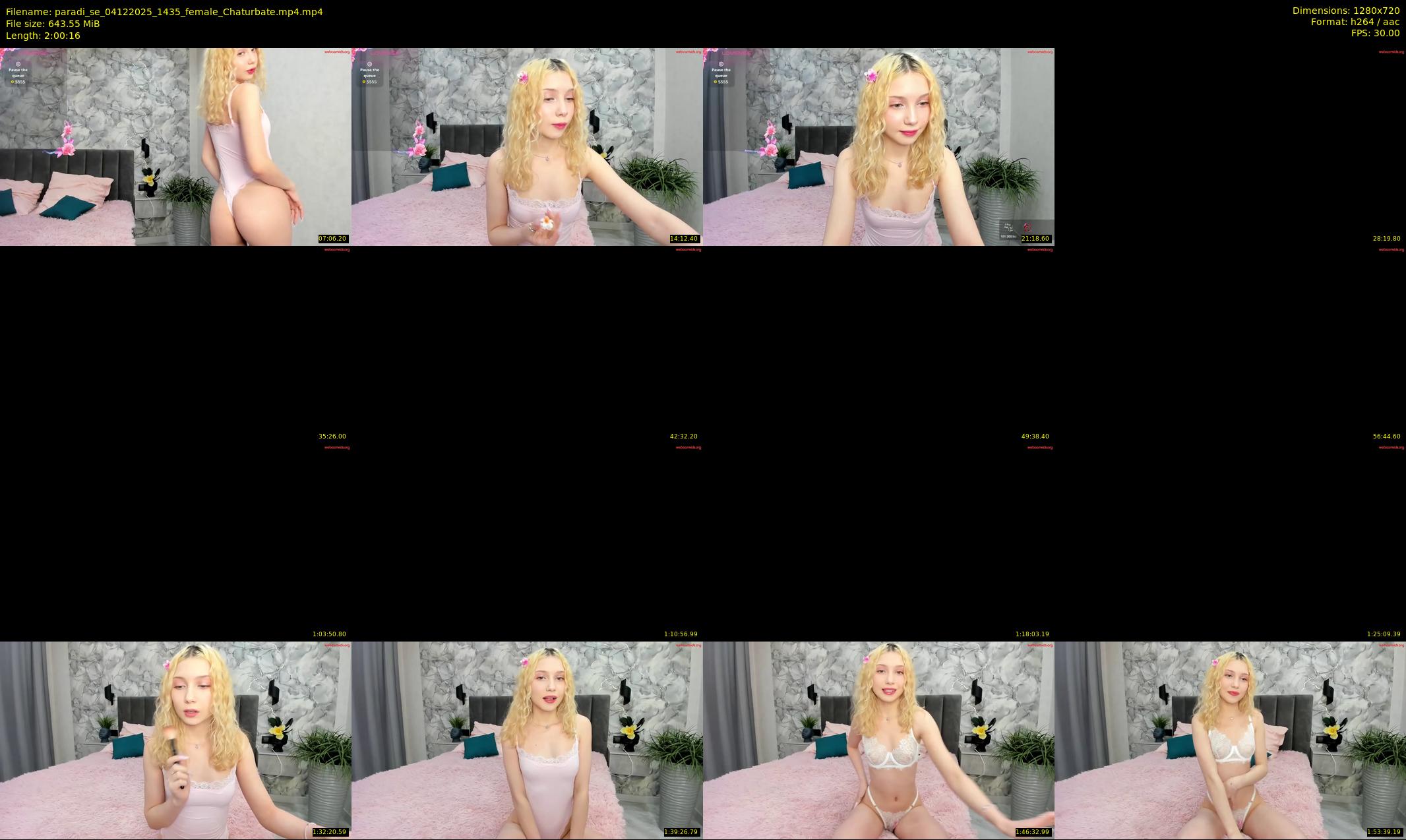paradi_se — 121 minute Chaturbate female cam show recording, 720p, Dec 4, 2025