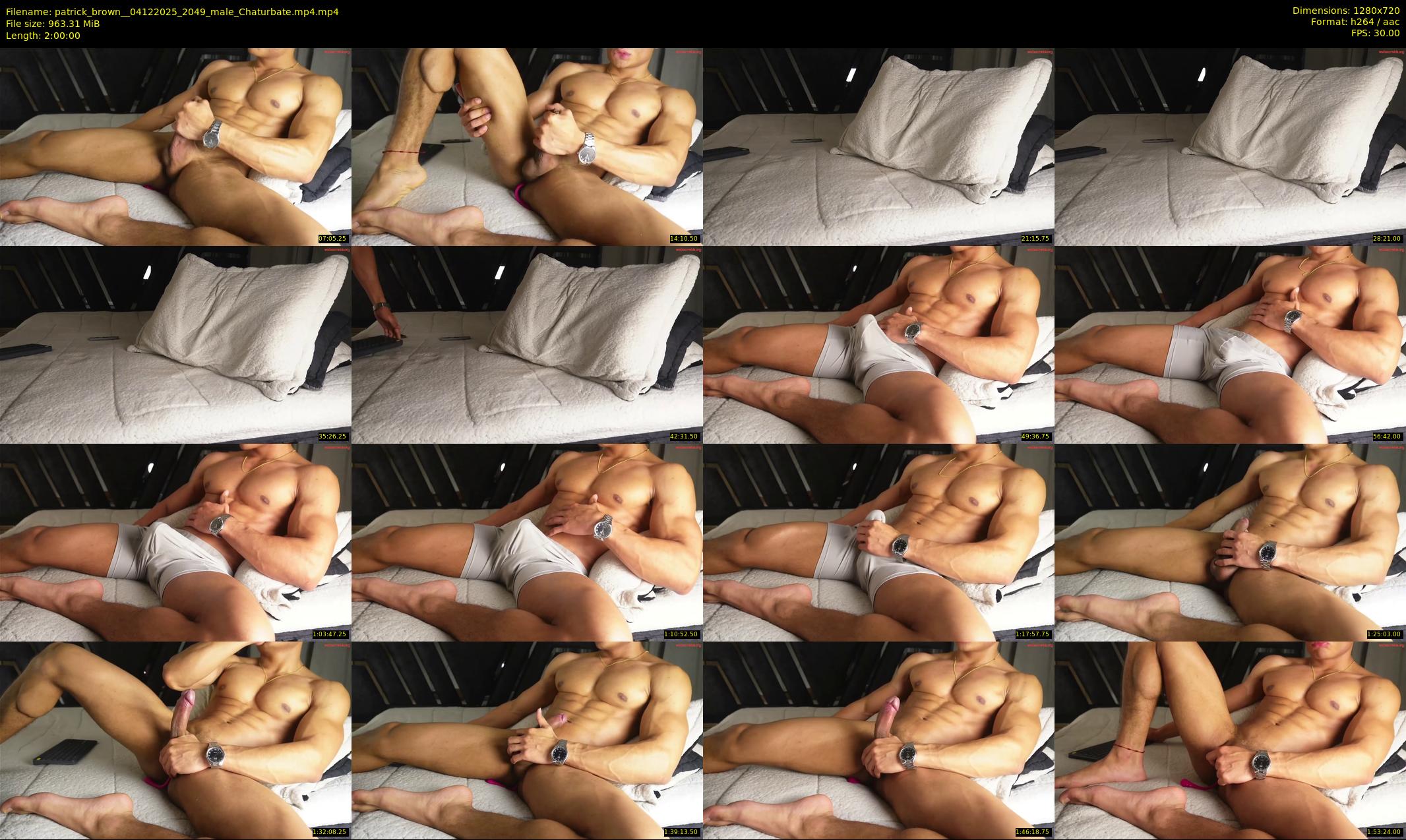 patrick_brown_ — 120 minute Chaturbate male cam show recording, 720p, Dec 4, 2025