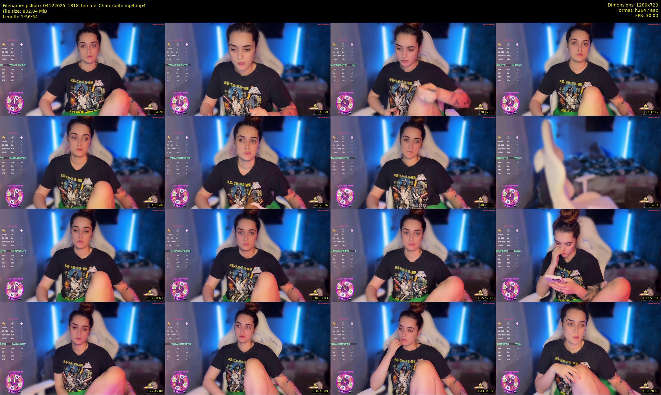 ps6pro — 117 minute Chaturbate female cam show recording, 720p, Dec 4, 2025