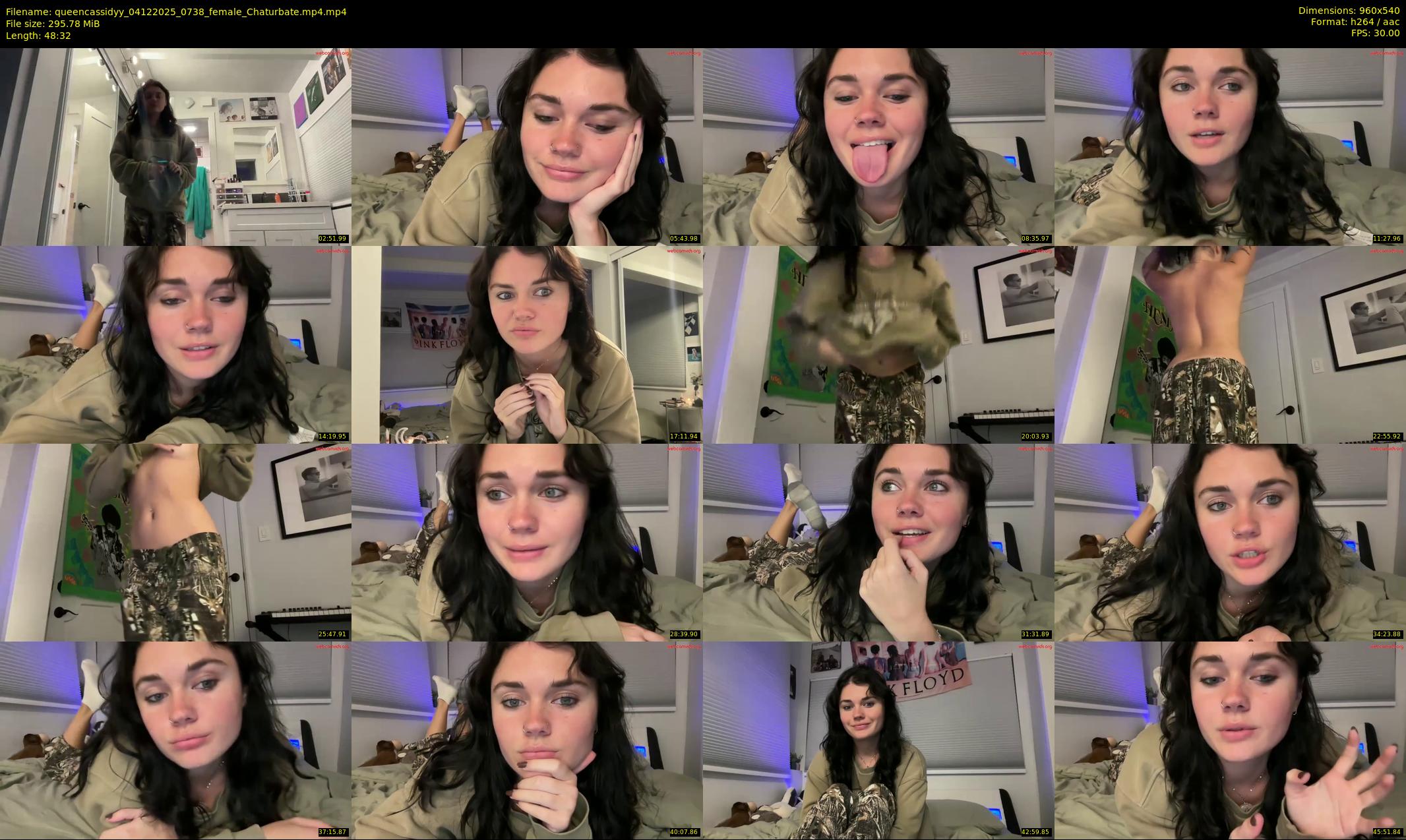 queencassidyy — 49 minute Chaturbate female cam show recording, 480p, Dec 4, 2025